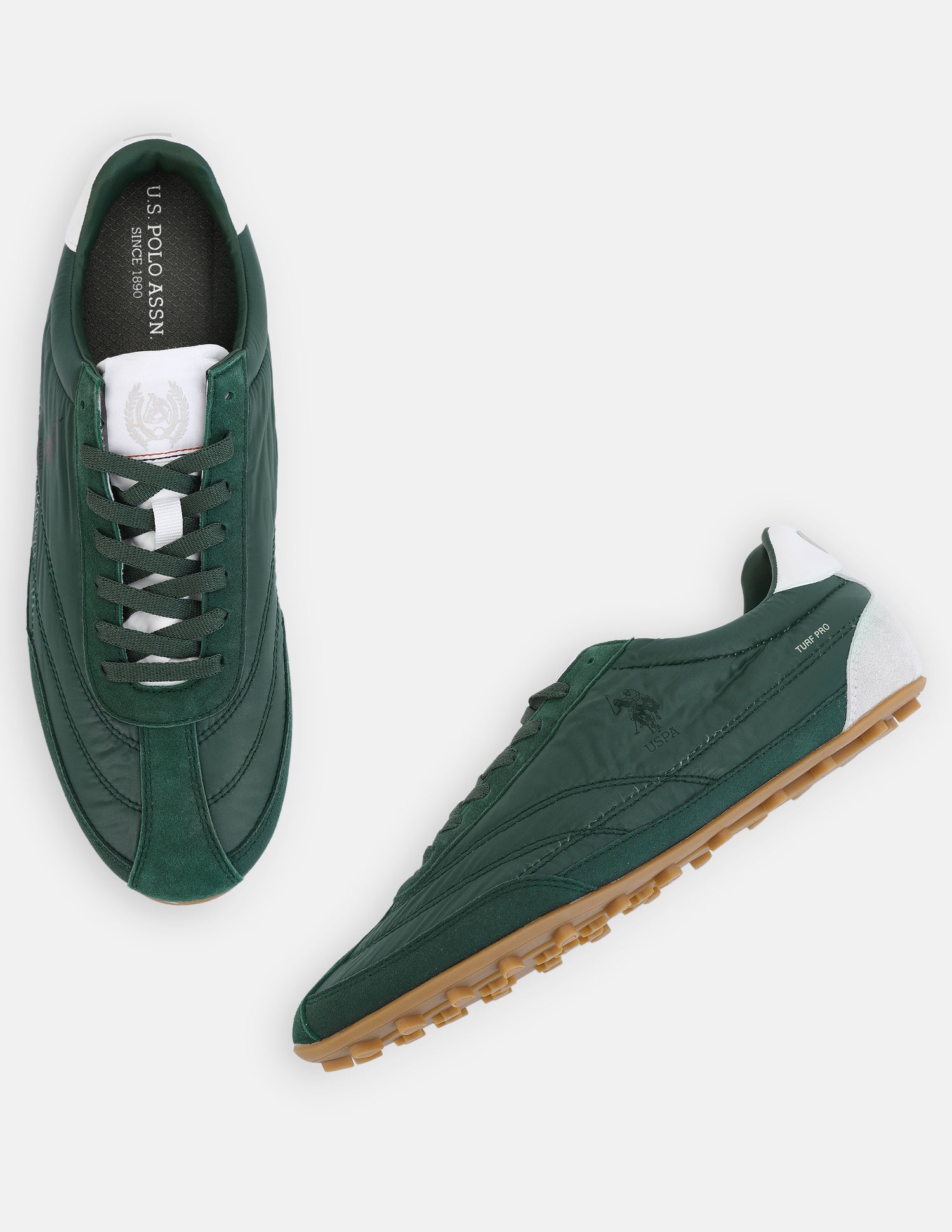Colour Blocked Turf Pro Sneakers Green - U.S. Polo Assn. India | Large