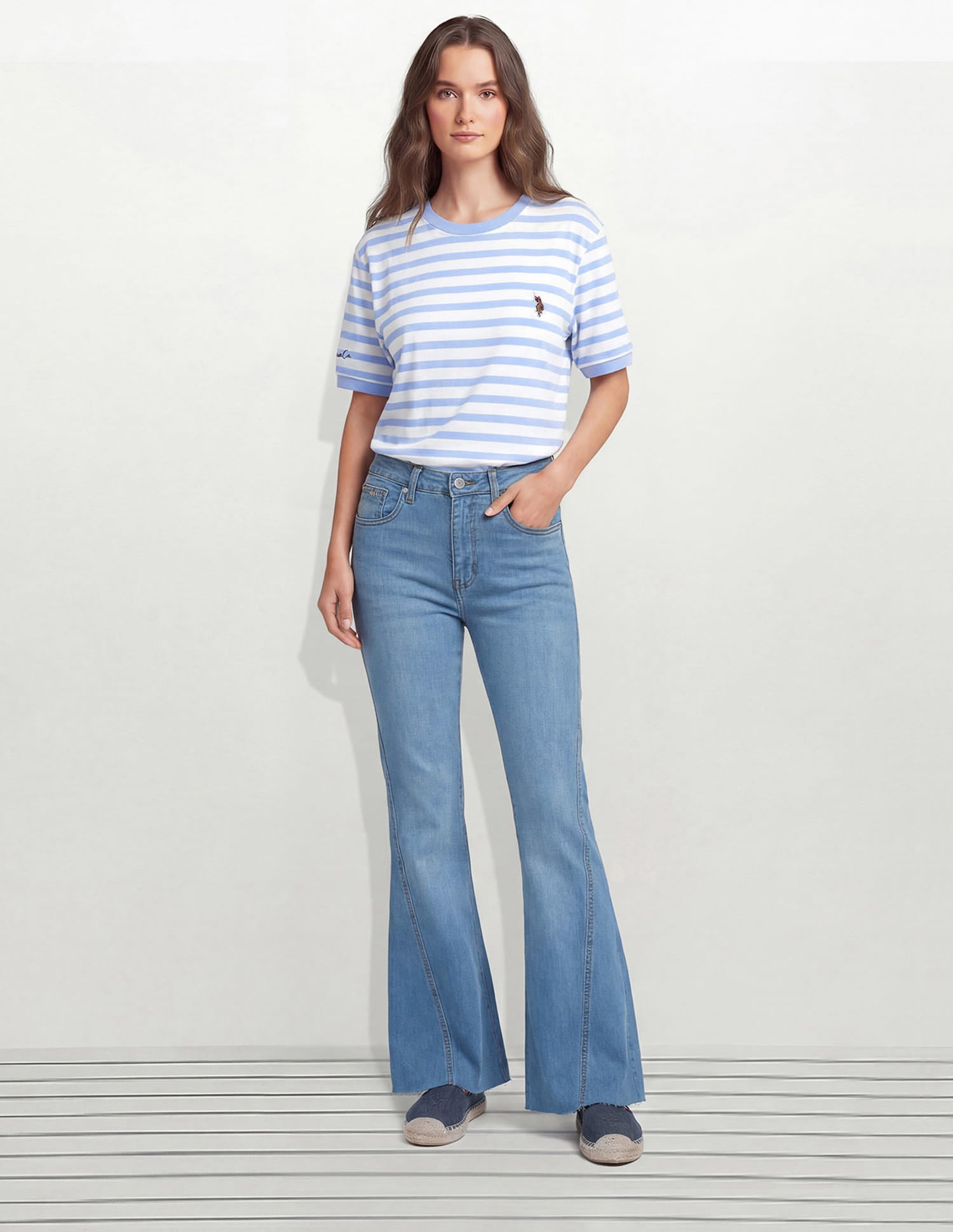 High Rise Extreme Flared Fit Jeans