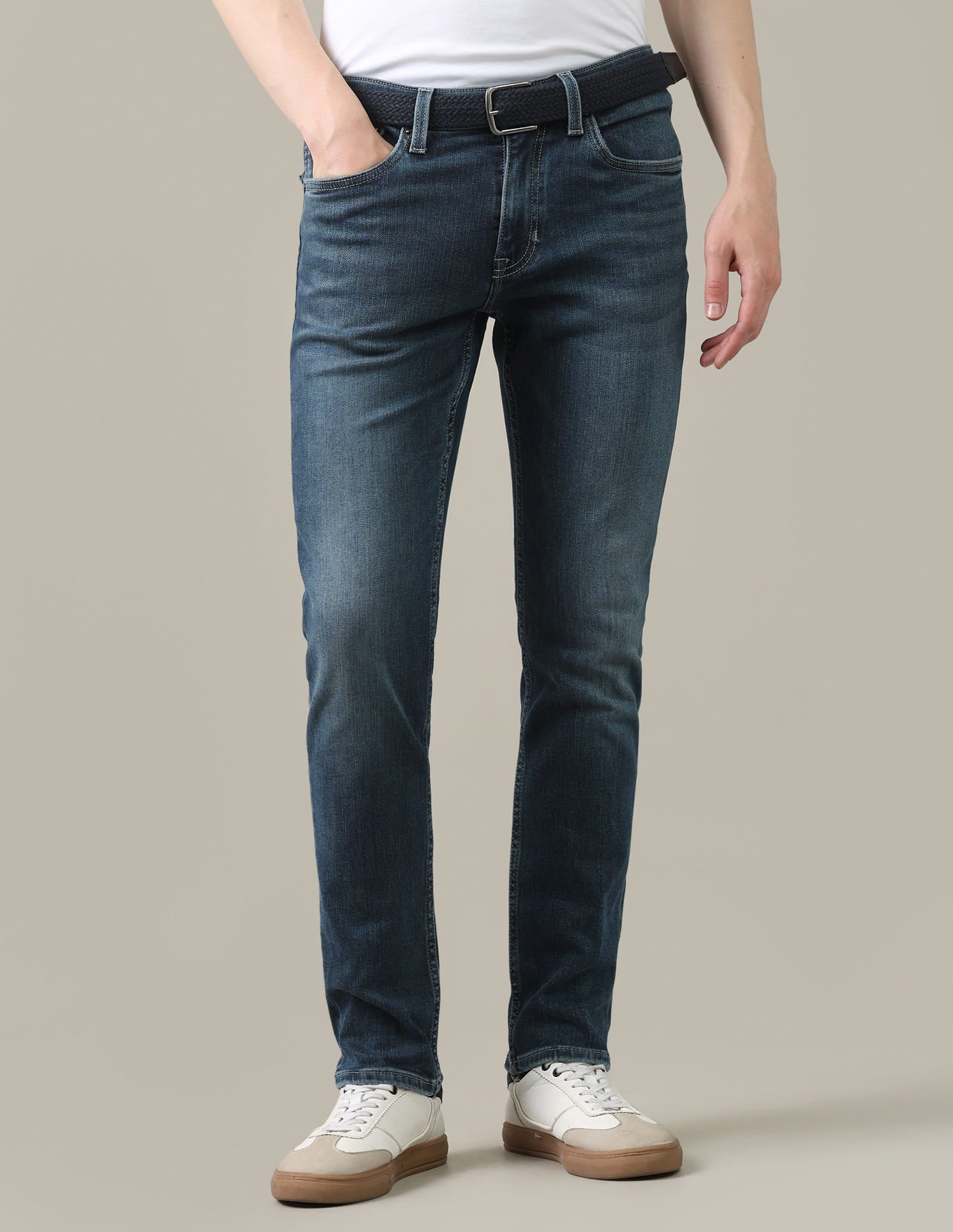 Brandon Slim-Tapered Fit Blue Jeans Blue - U.S. Polo Assn. India | Large