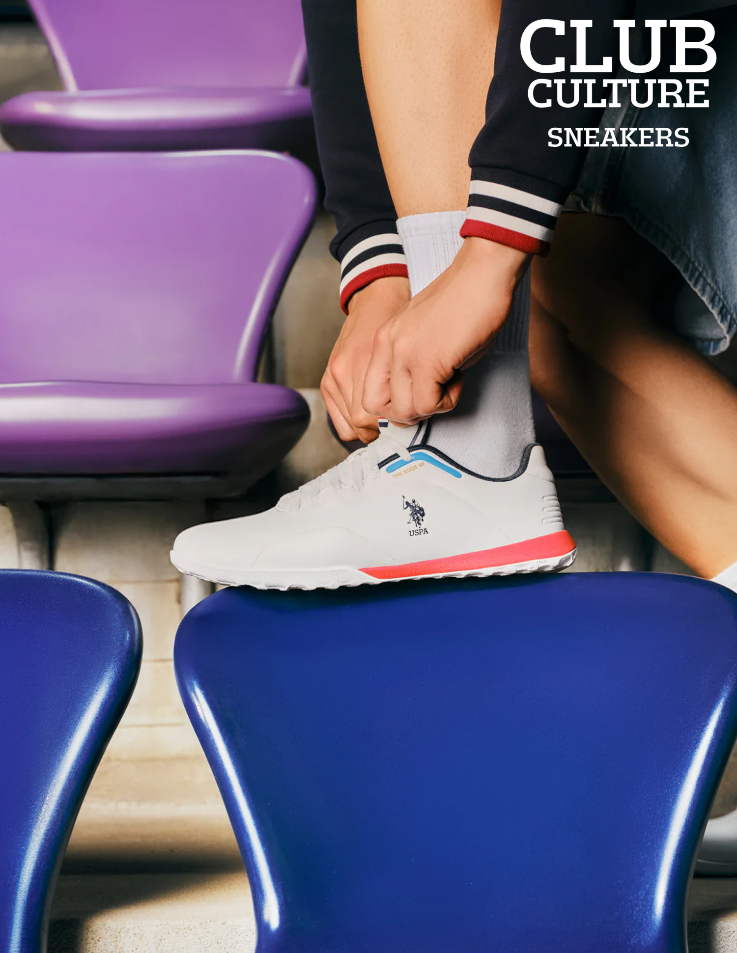 Round Toe Lace Ups The Edge 90 Sneakers
