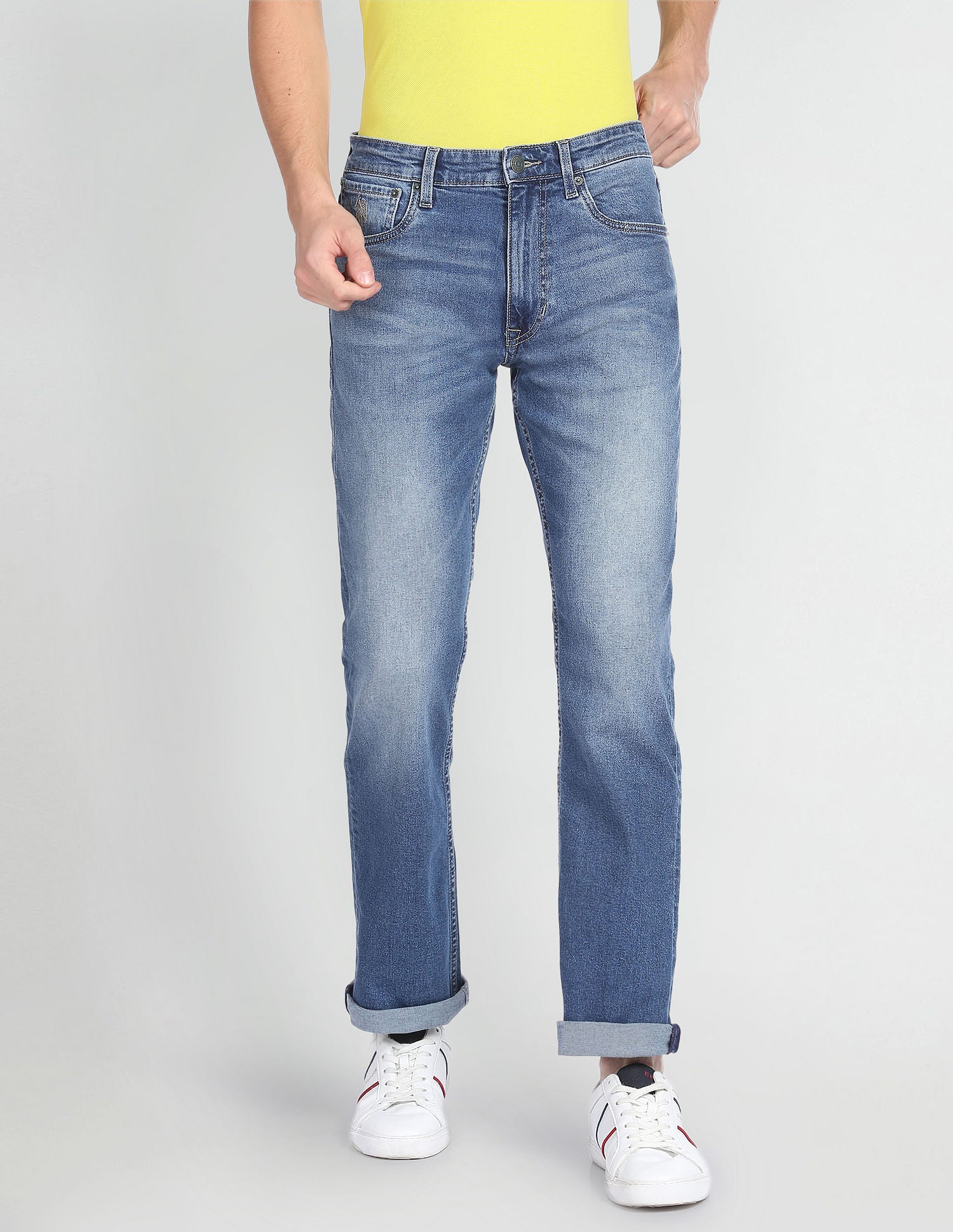 Mid Rise Connor Bootcut Jeans – U.S. Polo Assn. India