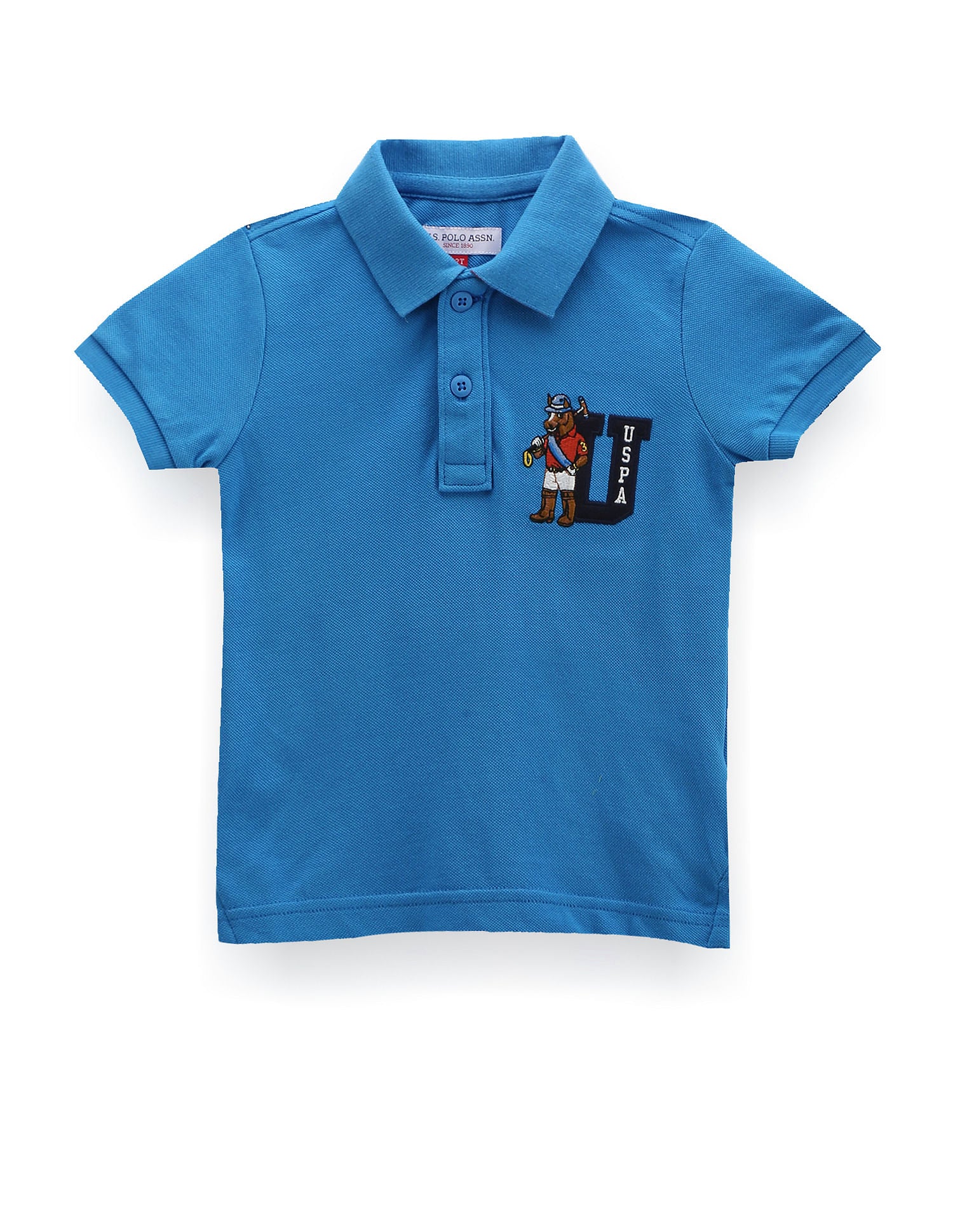 Boys Embroidered Mascot Polo Shirt – U.S. Polo Assn. India