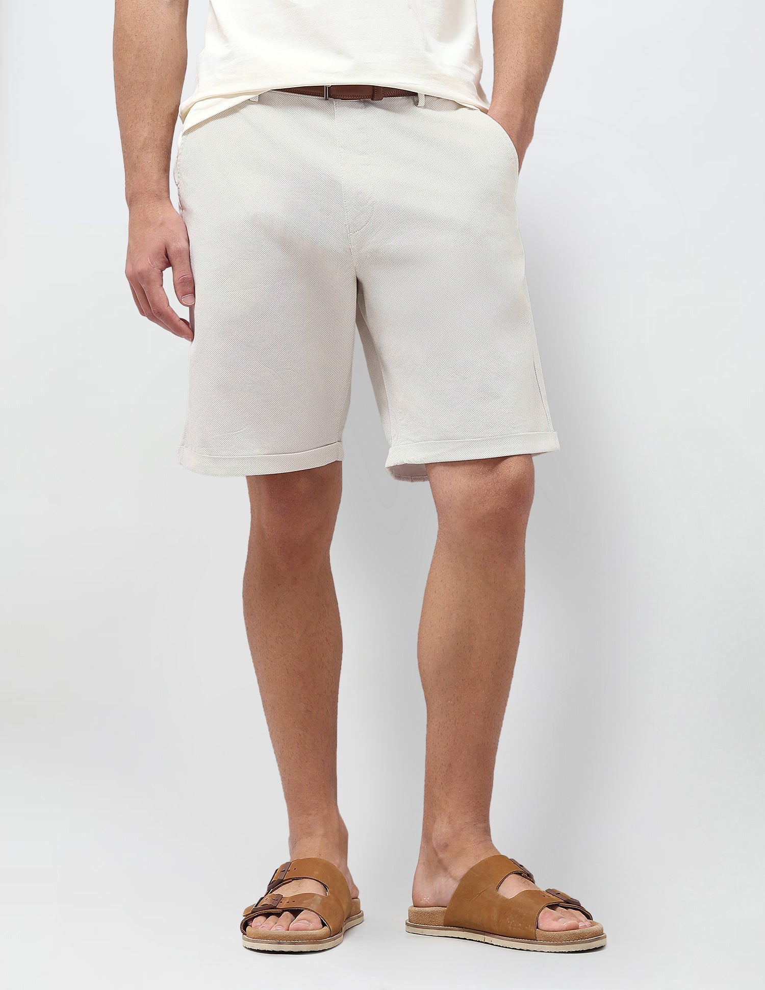 All Over Printed Slim Fit Shorts