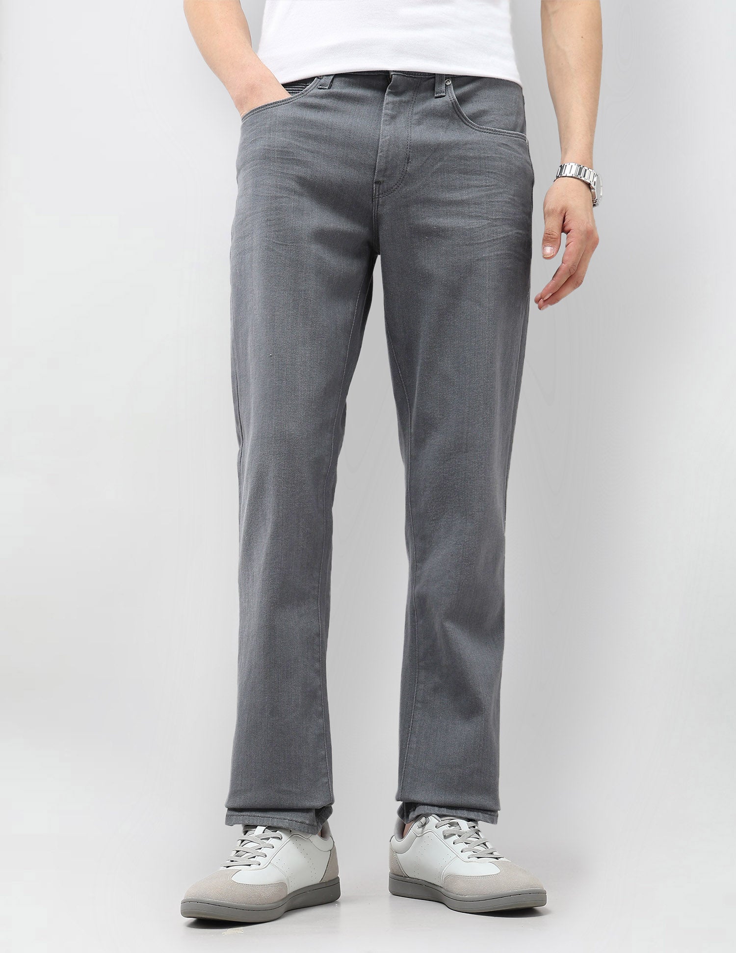 Harold Slim Straight Fit Black Gold Jeans