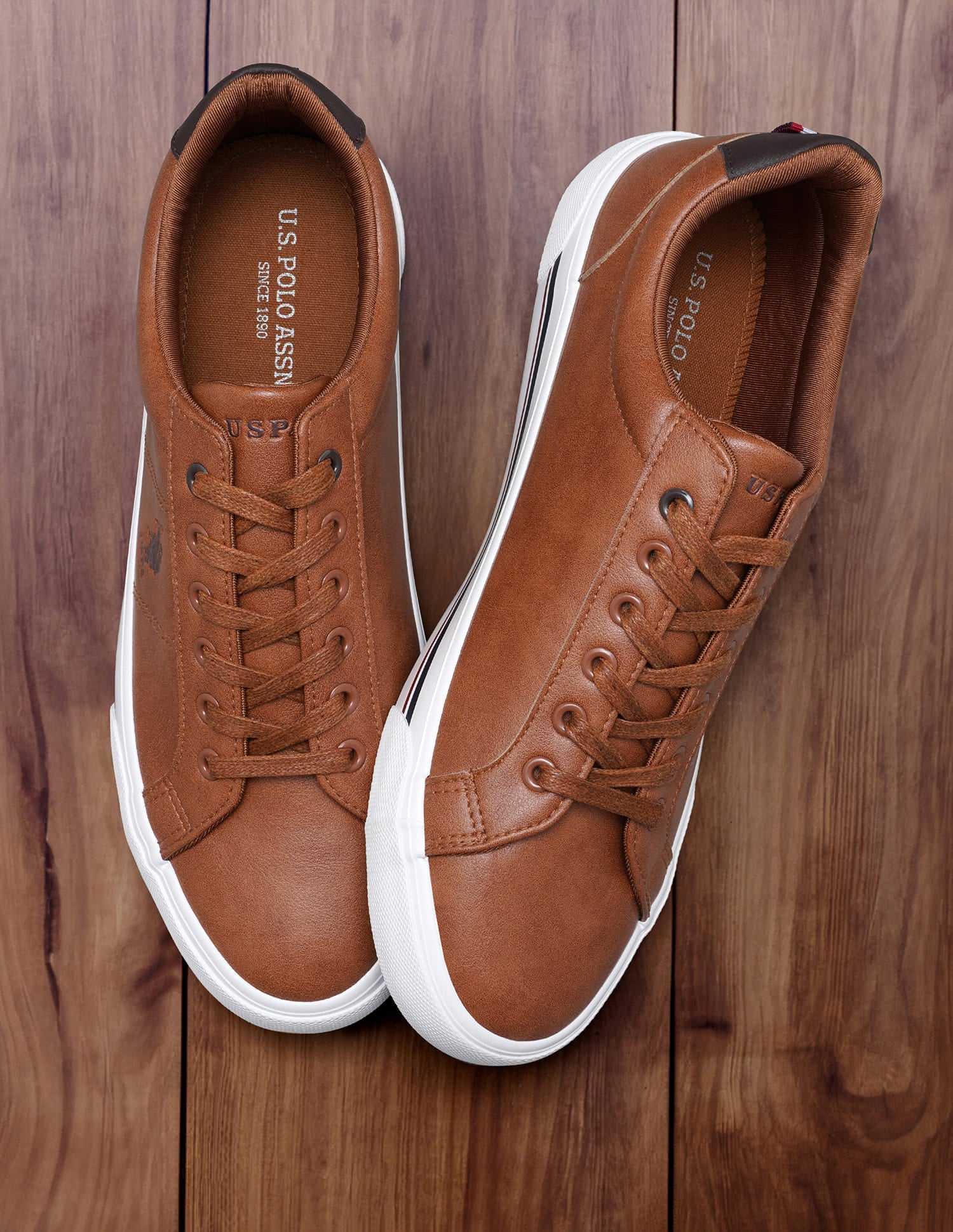 Men Solid Padry 4.0 Sneakers Tan - U.S. Polo Assn. India | Large