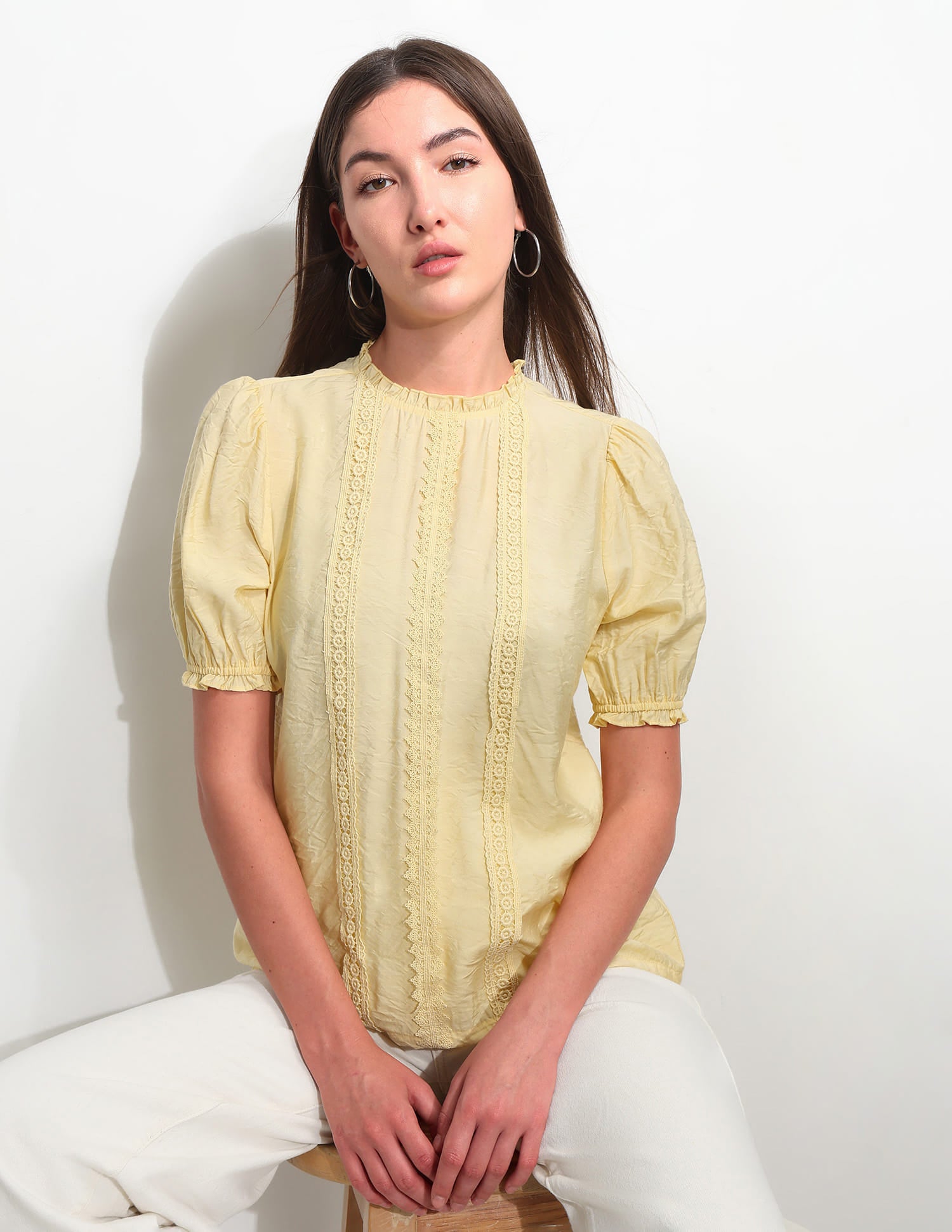 Floral Self Design Top