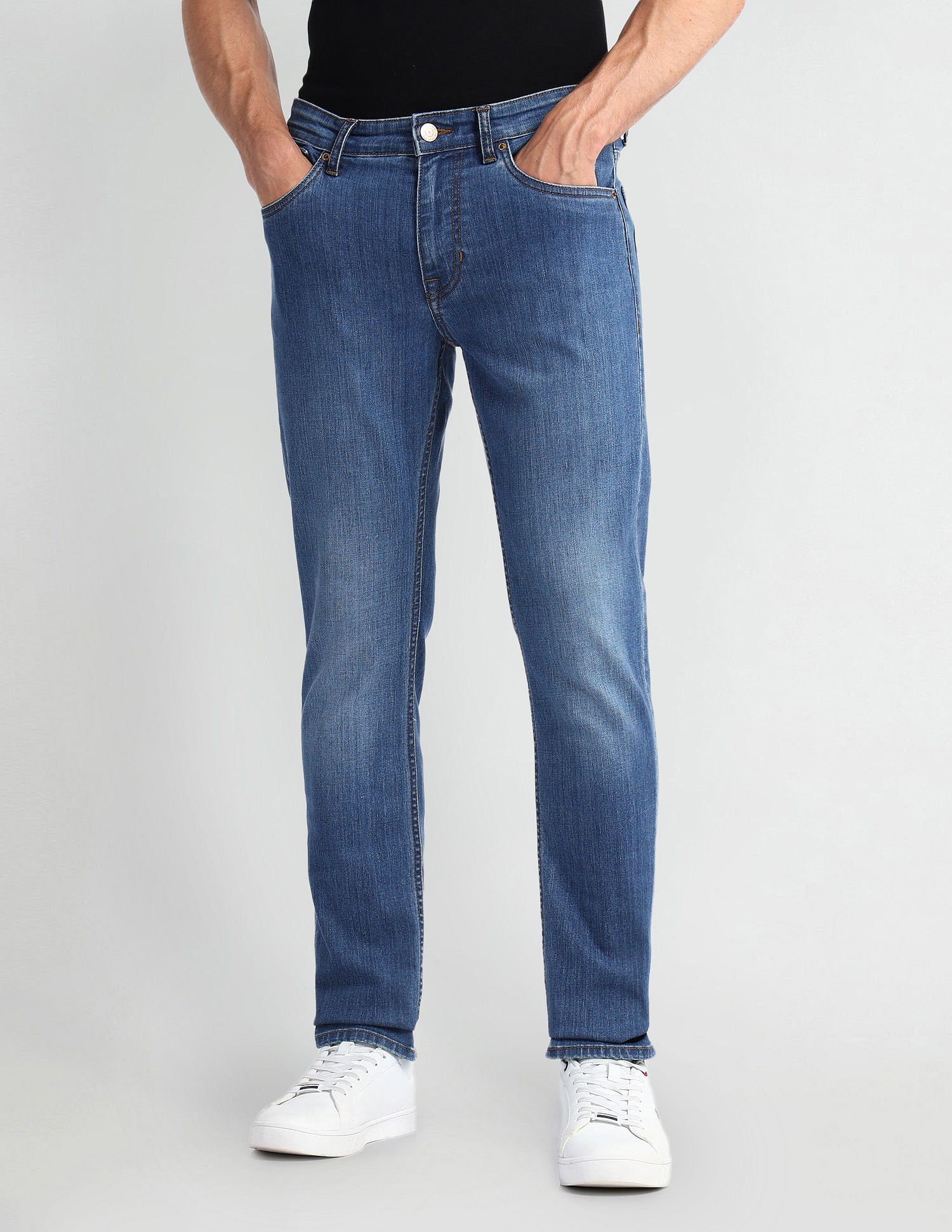 Brandon Slim Fit Blue Jeans Blue - U.S. Polo Assn. India | Large