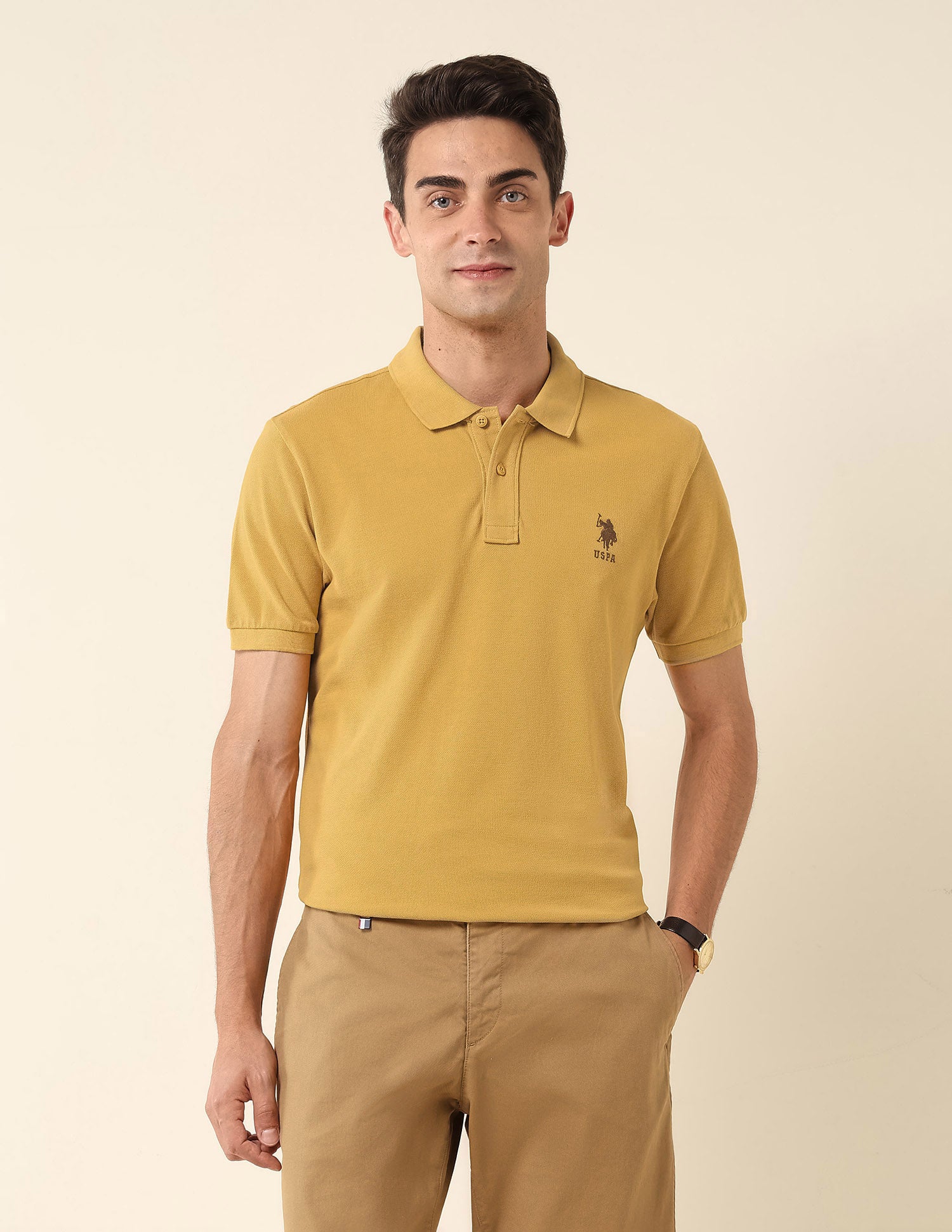 Slim Fit Pure Cotton Polo Shirt