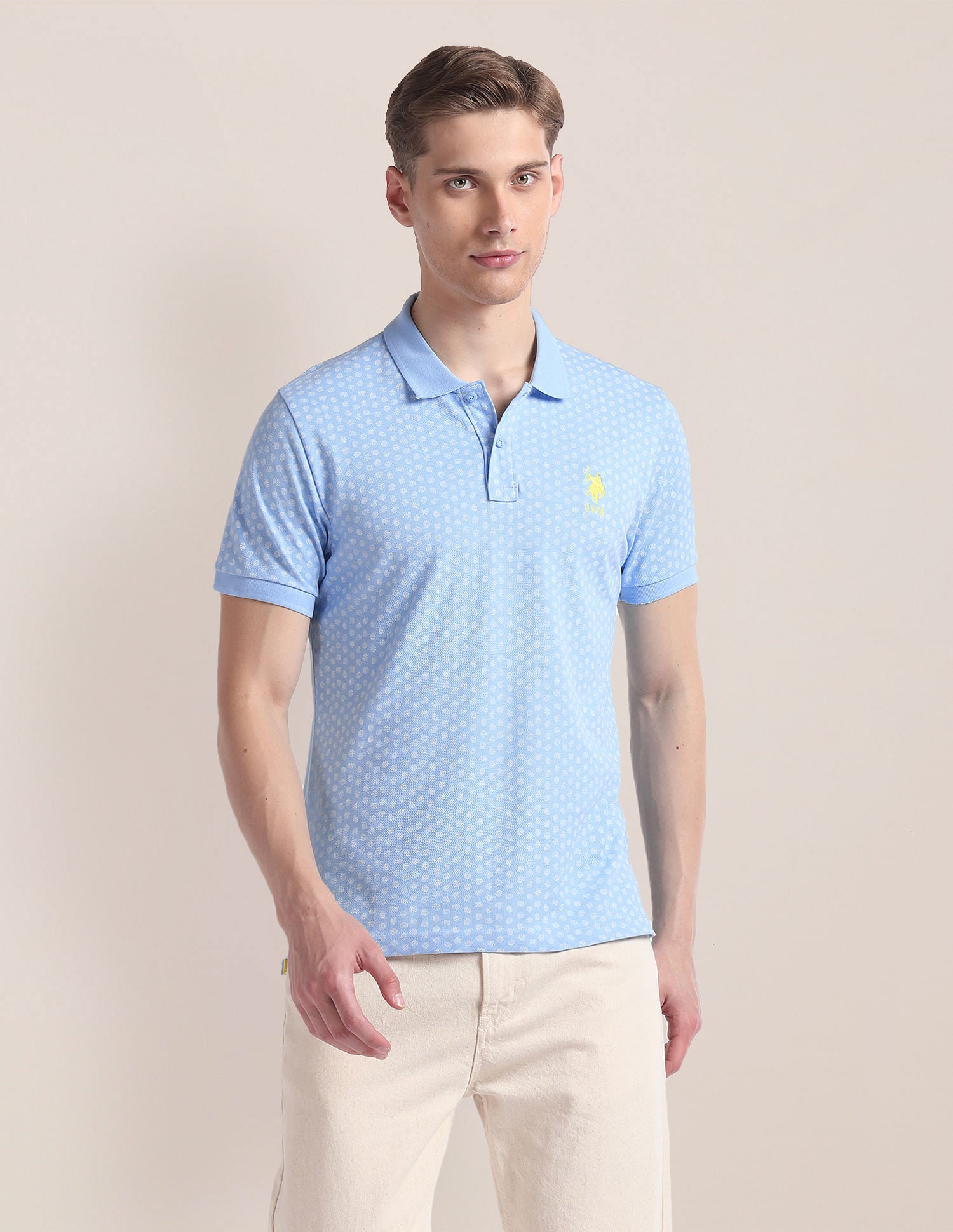 Graphic Print Slim Polo Shirt – U.S. Polo Assn. India