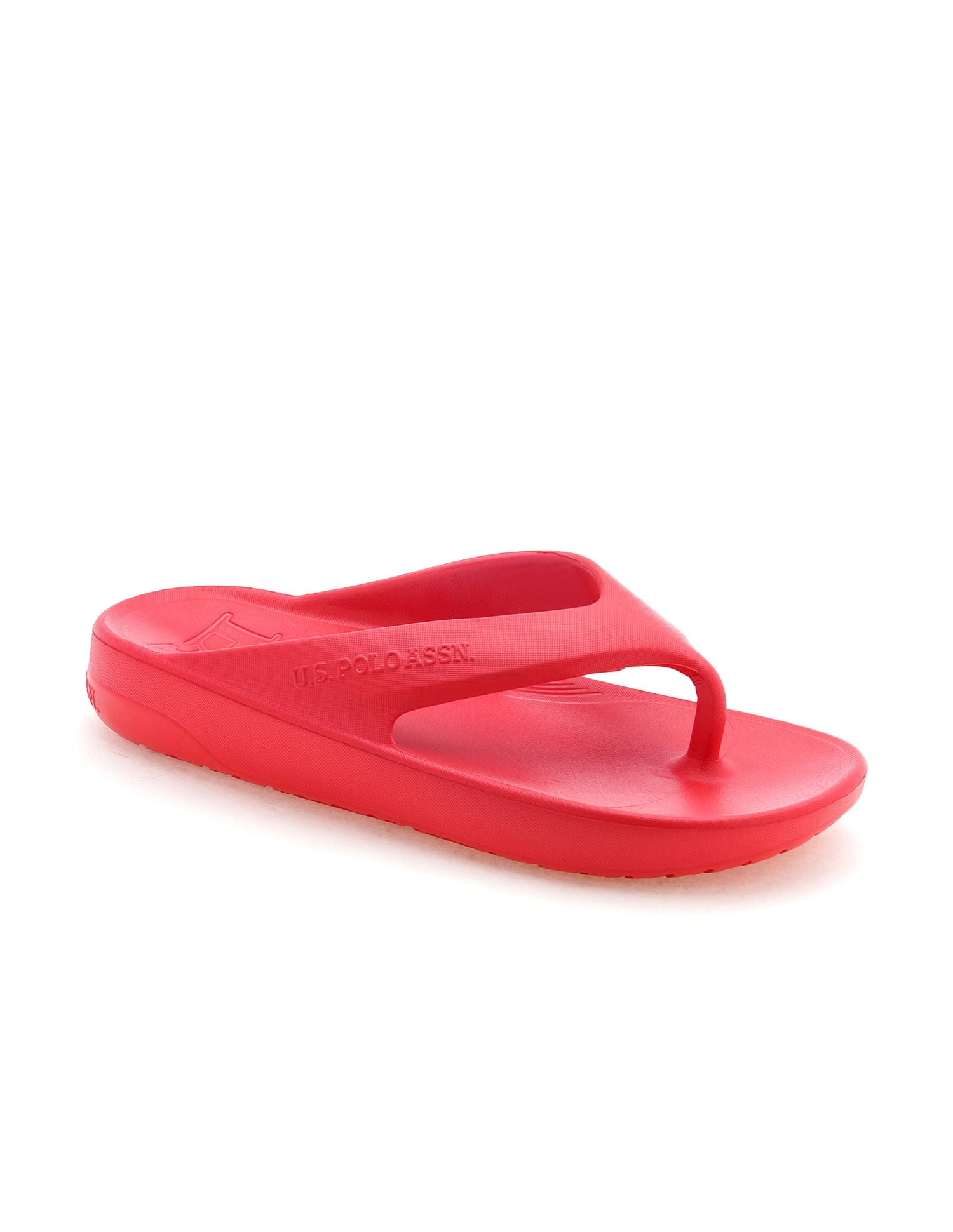 Men Axel Dk. Red Foam Walk Flip Flop Red - U.S. Polo Assn. India | Large