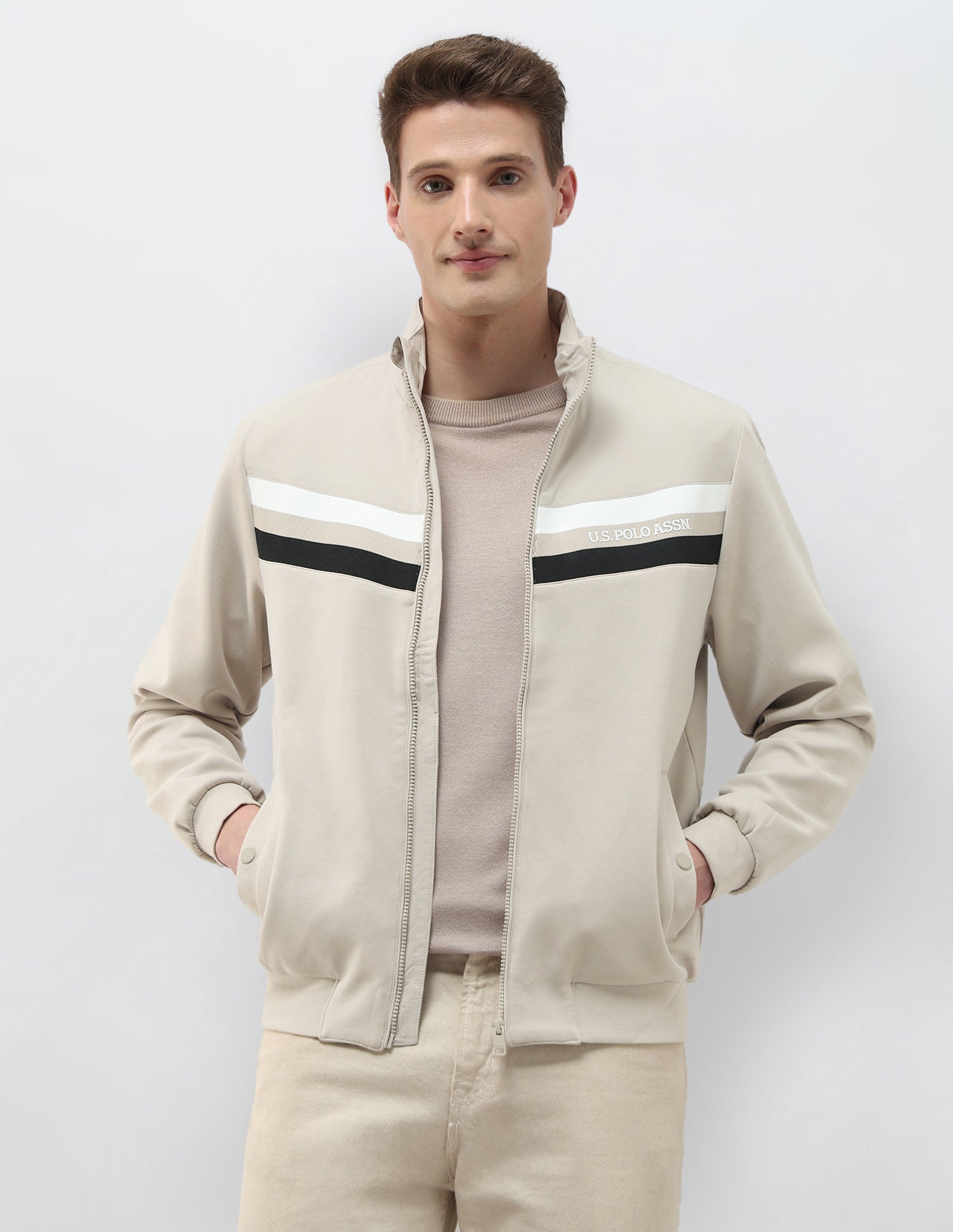 Solid Regular Fit Jacket