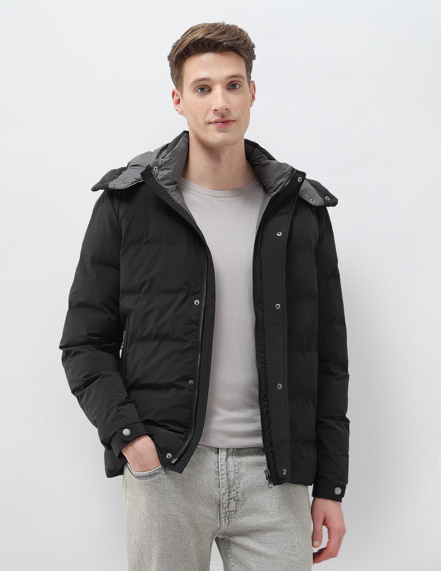 Detachable Hood Smartheat Jacket