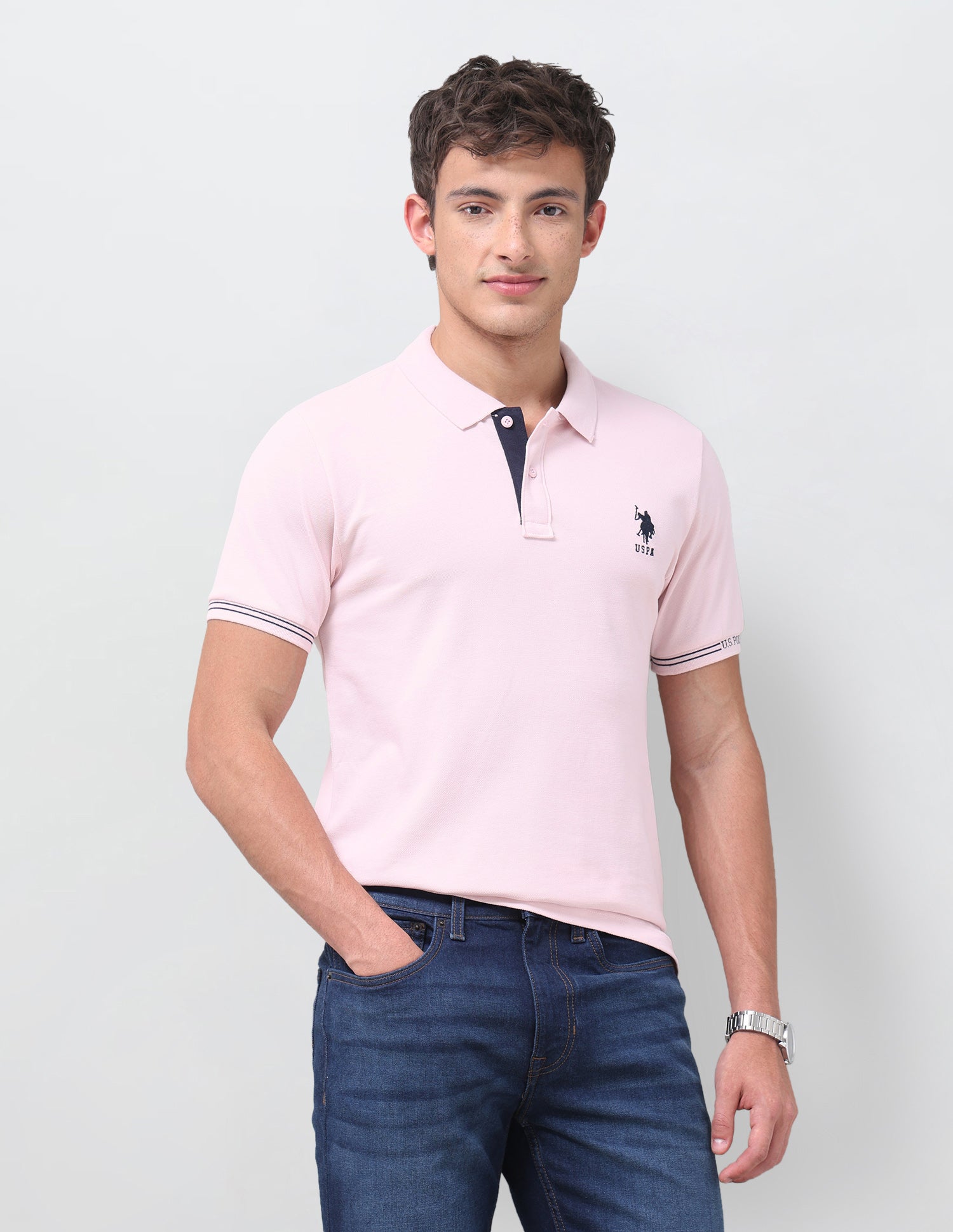 Solid Regular Fit Polo Shirt