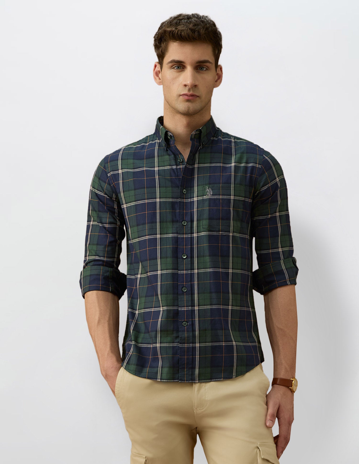 Plaid Checked Varsity Theatre Shirt