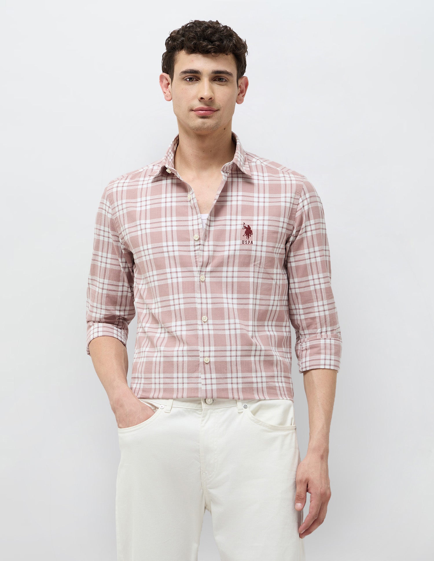 Grid Tattersall Checked Regular Fit Shirt