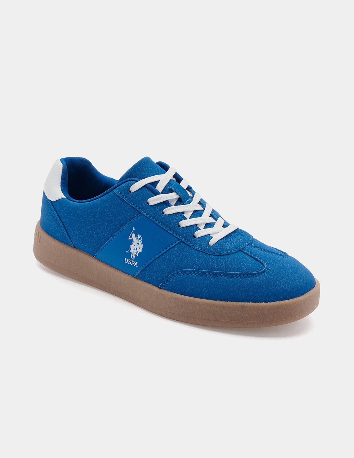 Round Toe Solid Skylar Sneakers Blue - U.S. POLO ASSN. | Large