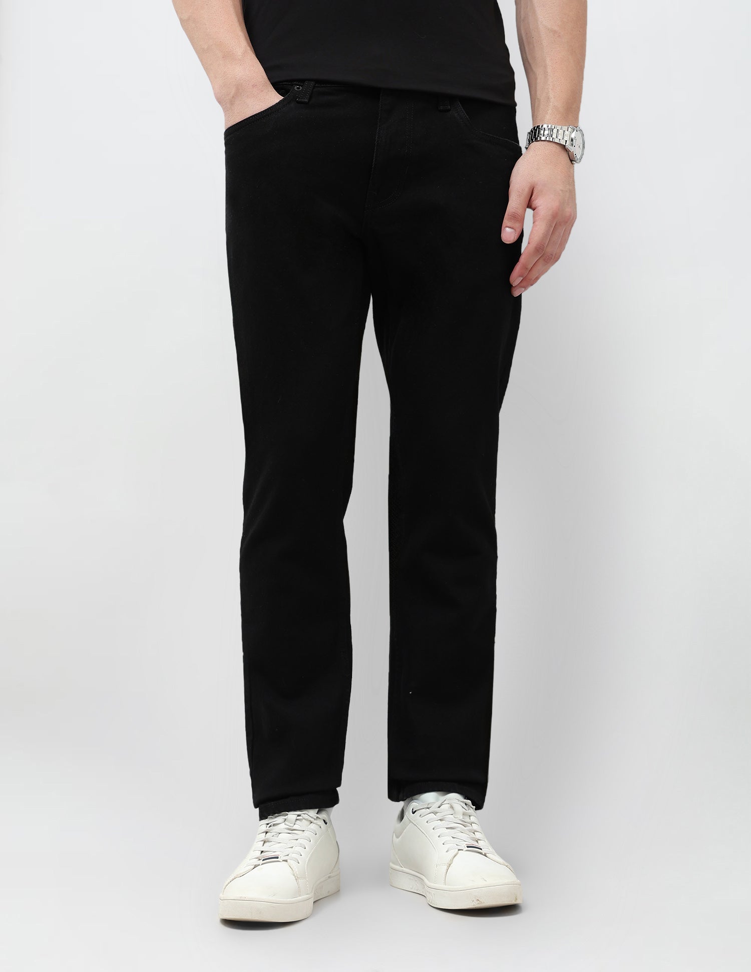 Brandon Slim Tapered Fit Mid Rise Jeans