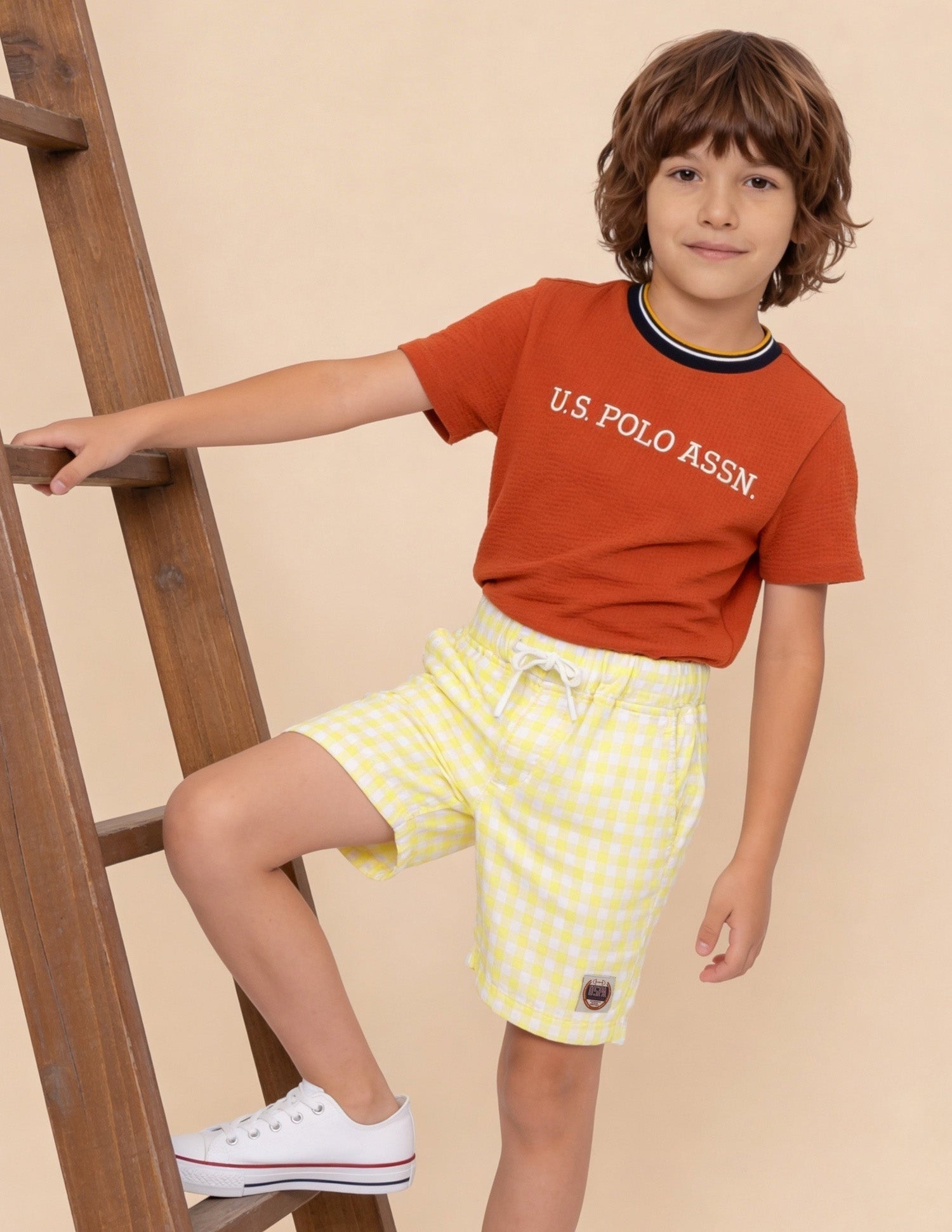 Tartan Check Relaxed Fit Shorts