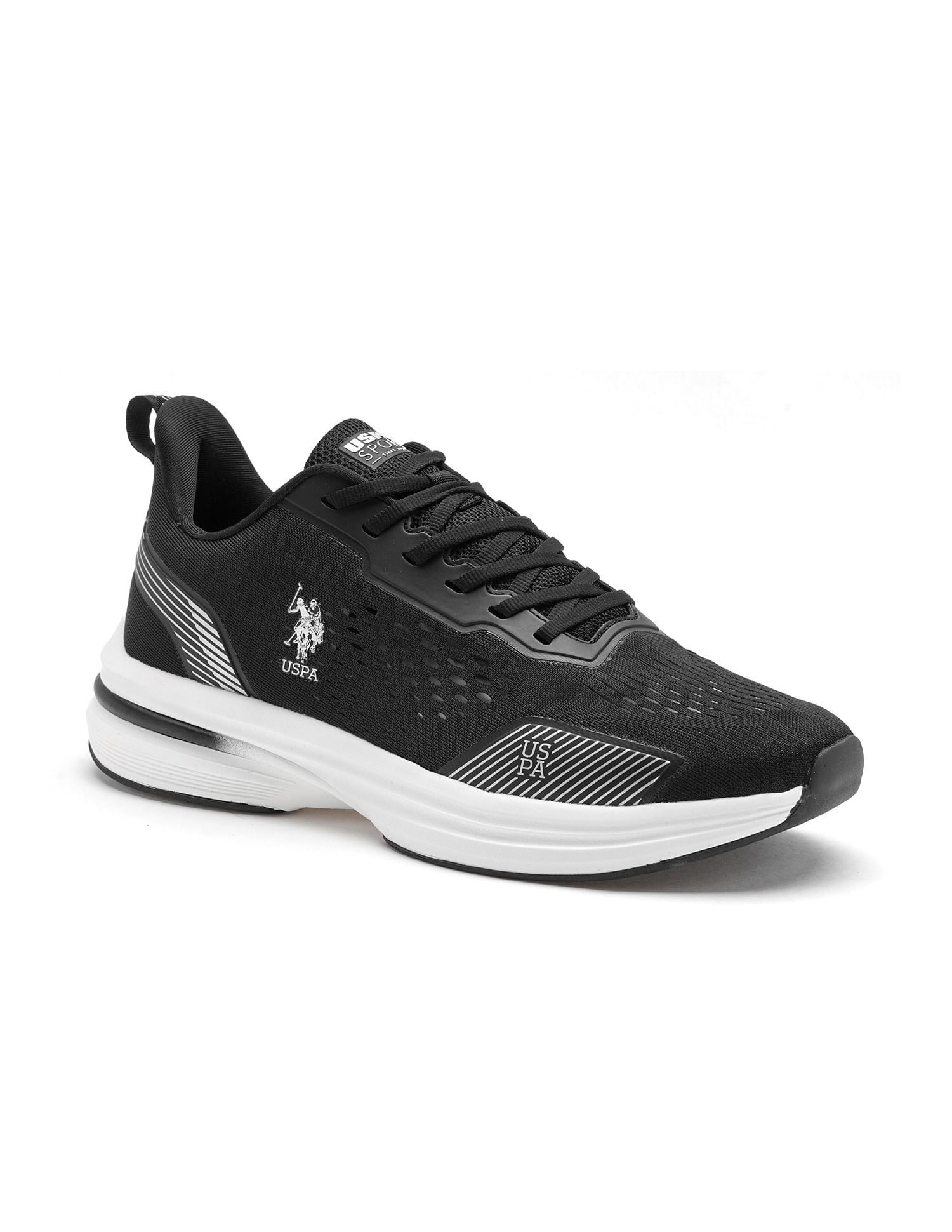 Men Wright Black Uspa Sport  Sneakers Black - U.S. POLO ASSN. | Large