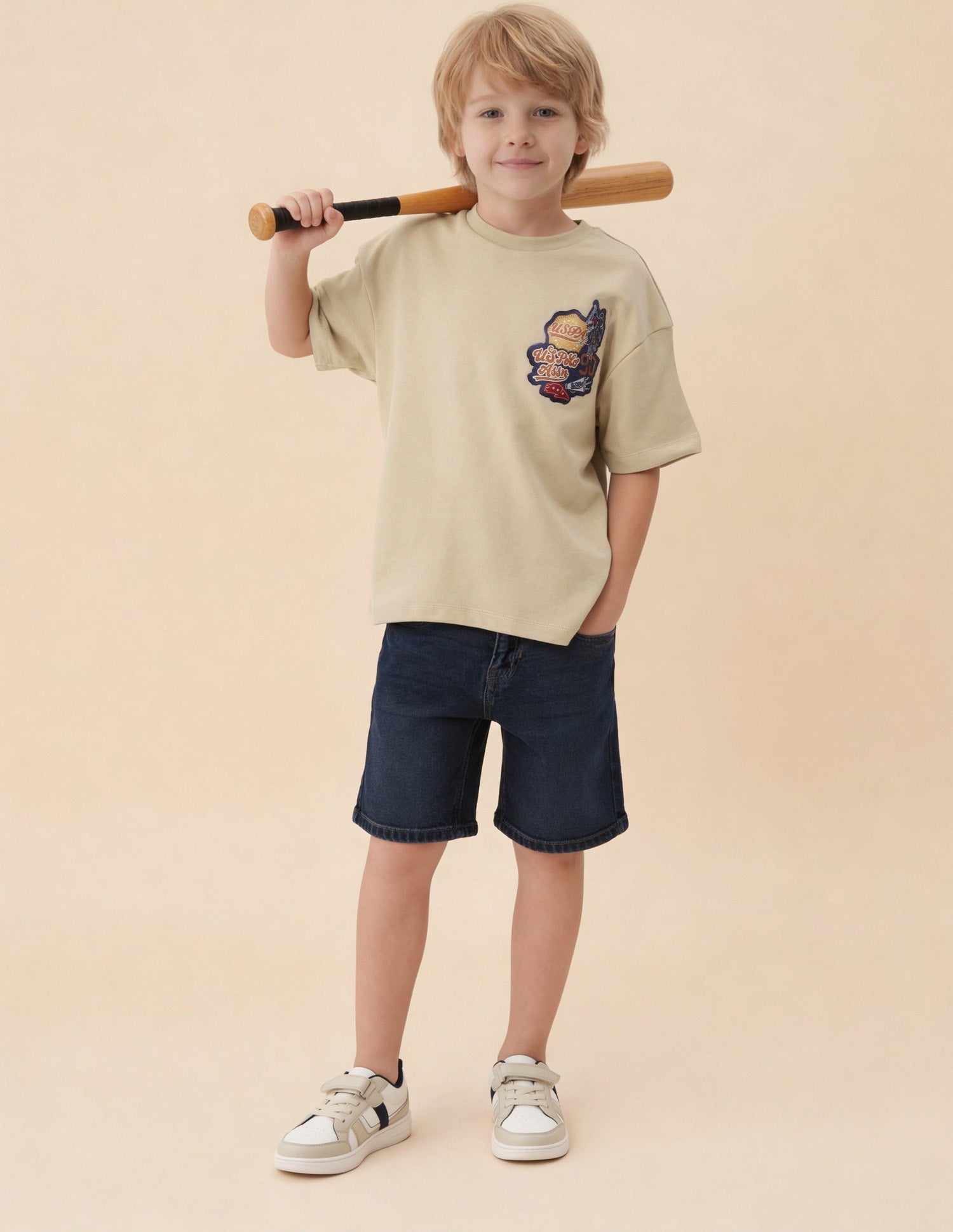 Graphic Brand Printed Oversized Fit T-Shirt