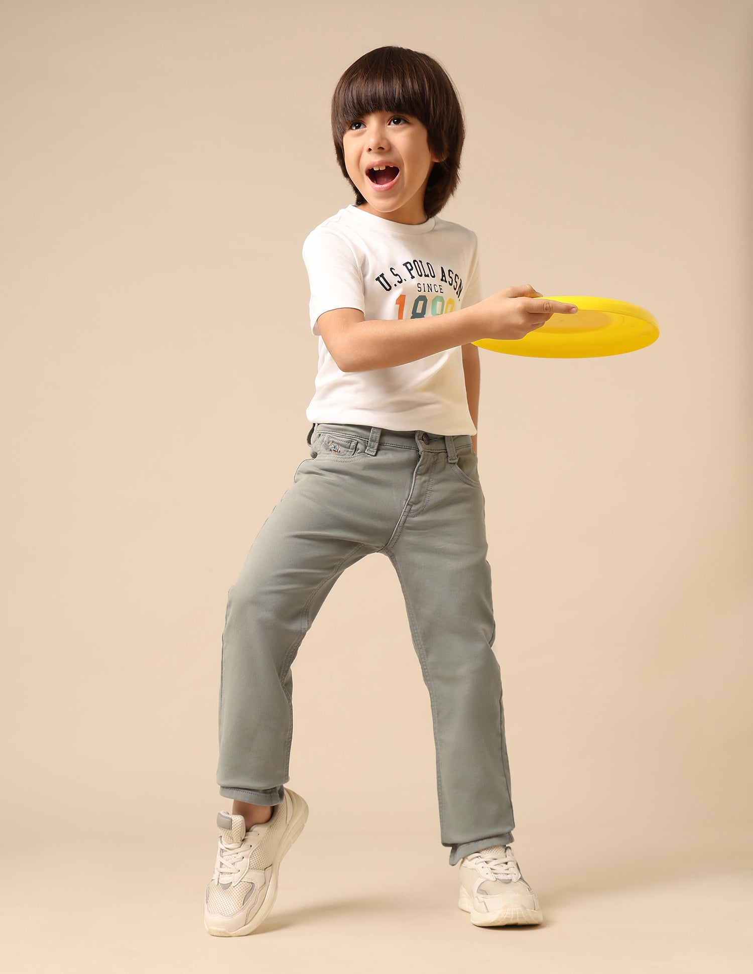 Boys Mid Rise Relaxed Fit Jeans