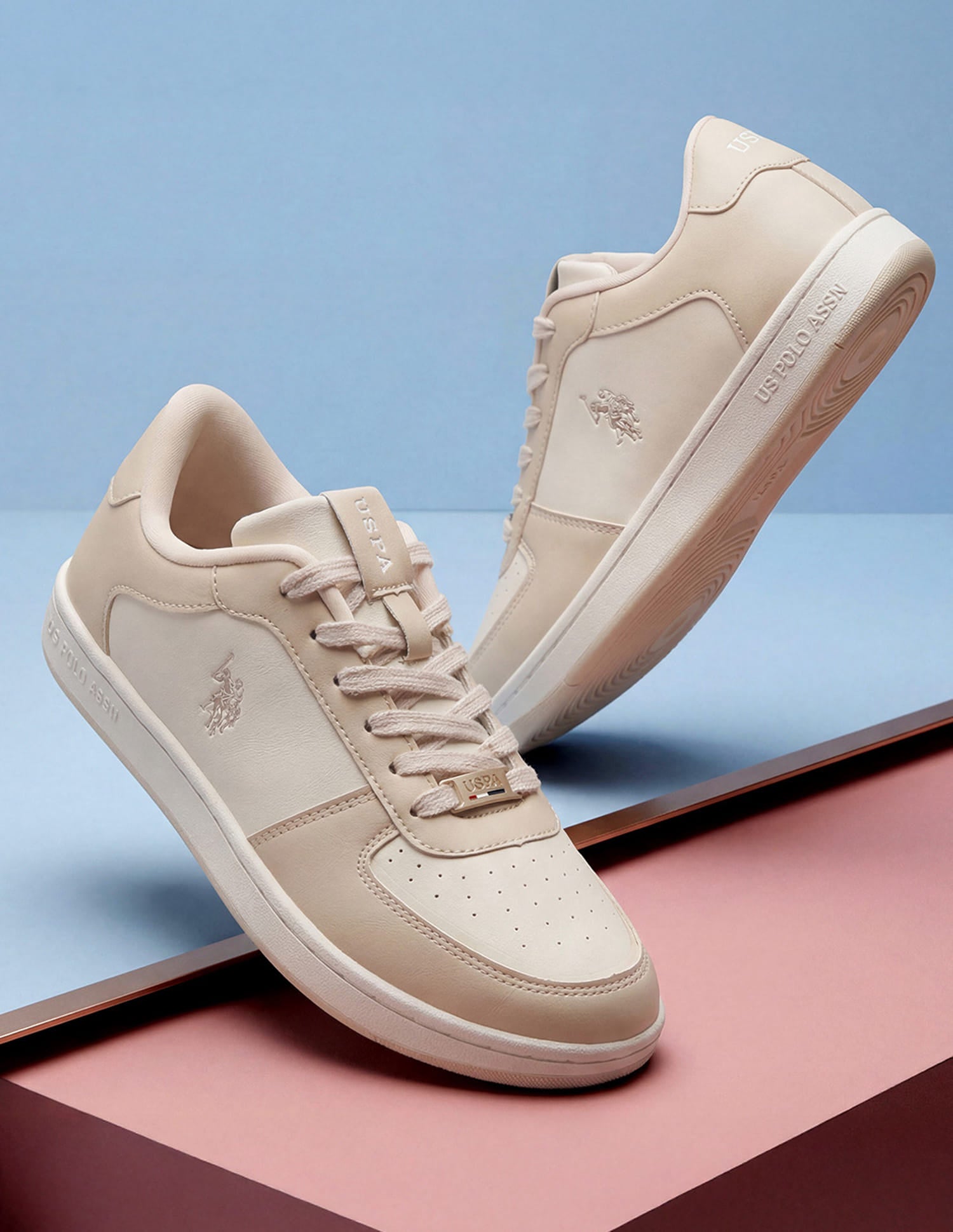 Rein 2.0 Beige Sneakers Shoes Beige - U.S. Polo Assn. India | Large