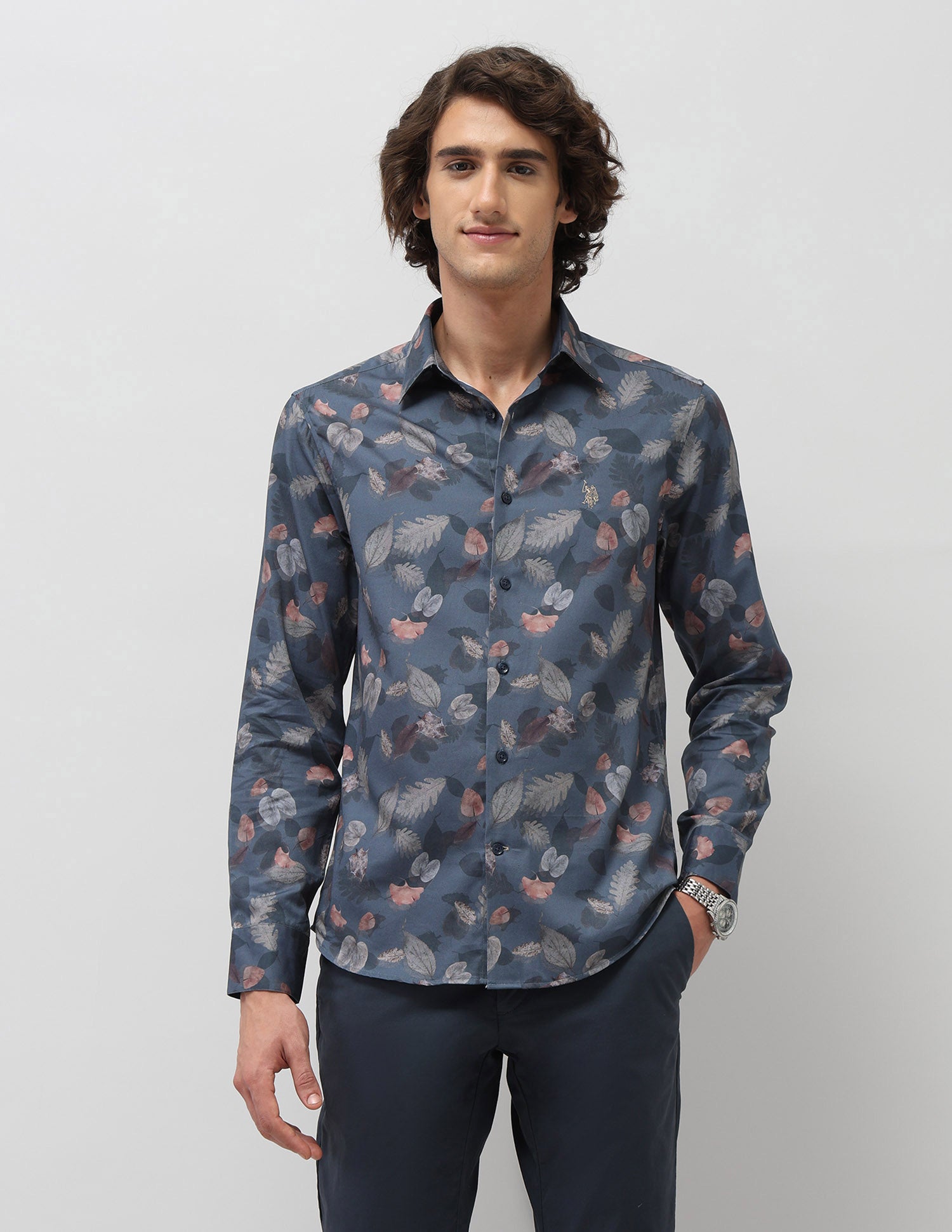 Pure Cotton Tropical Printed Shirt