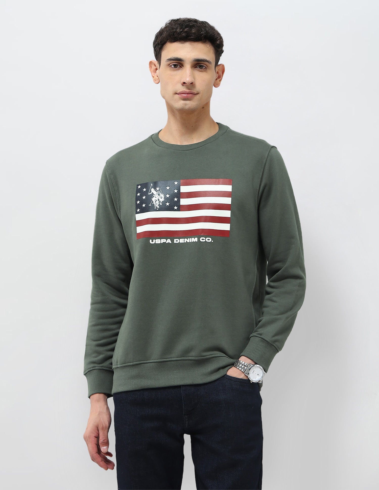 Graphic Printed Regular Fit Sweatshirt