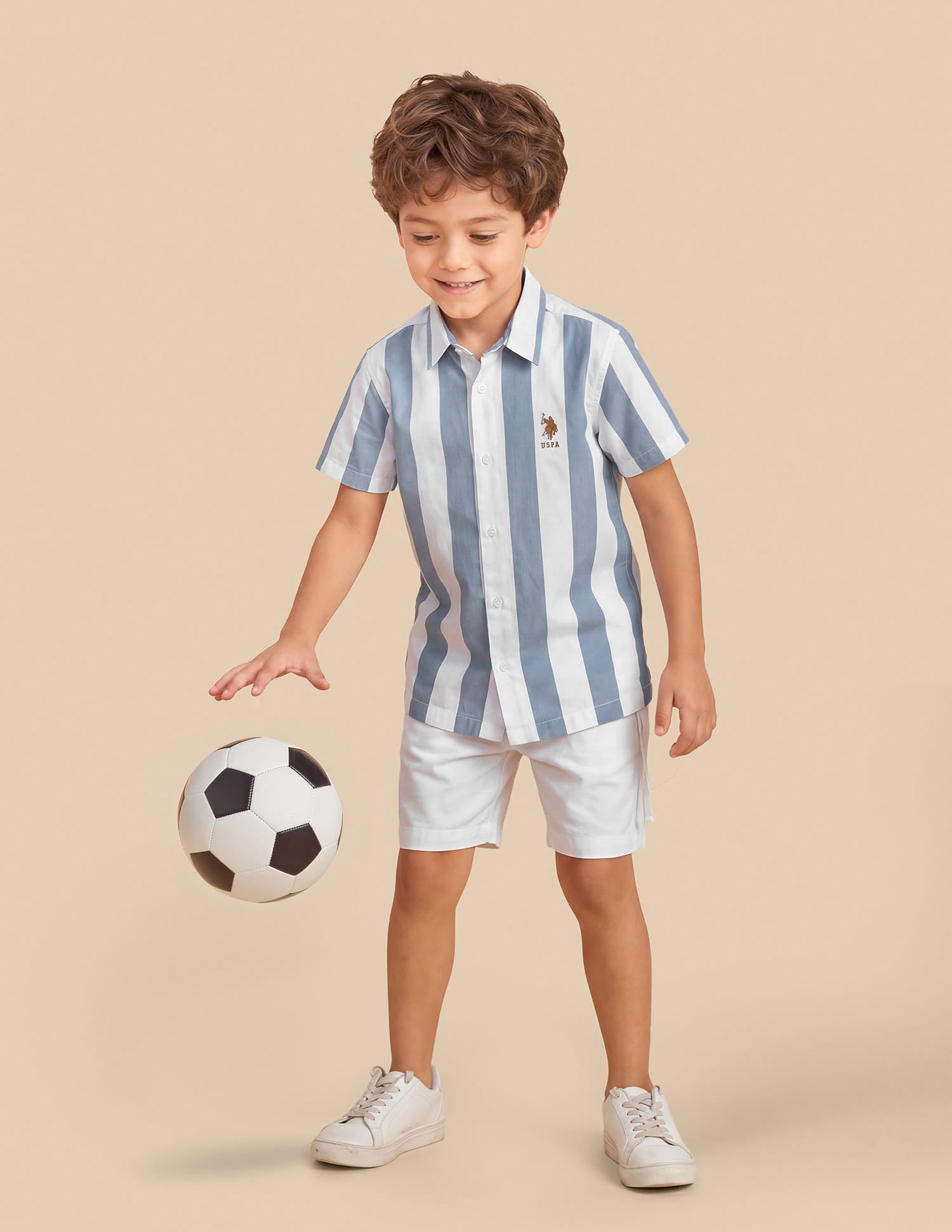 Vertical Striped Regular Fit Shirt