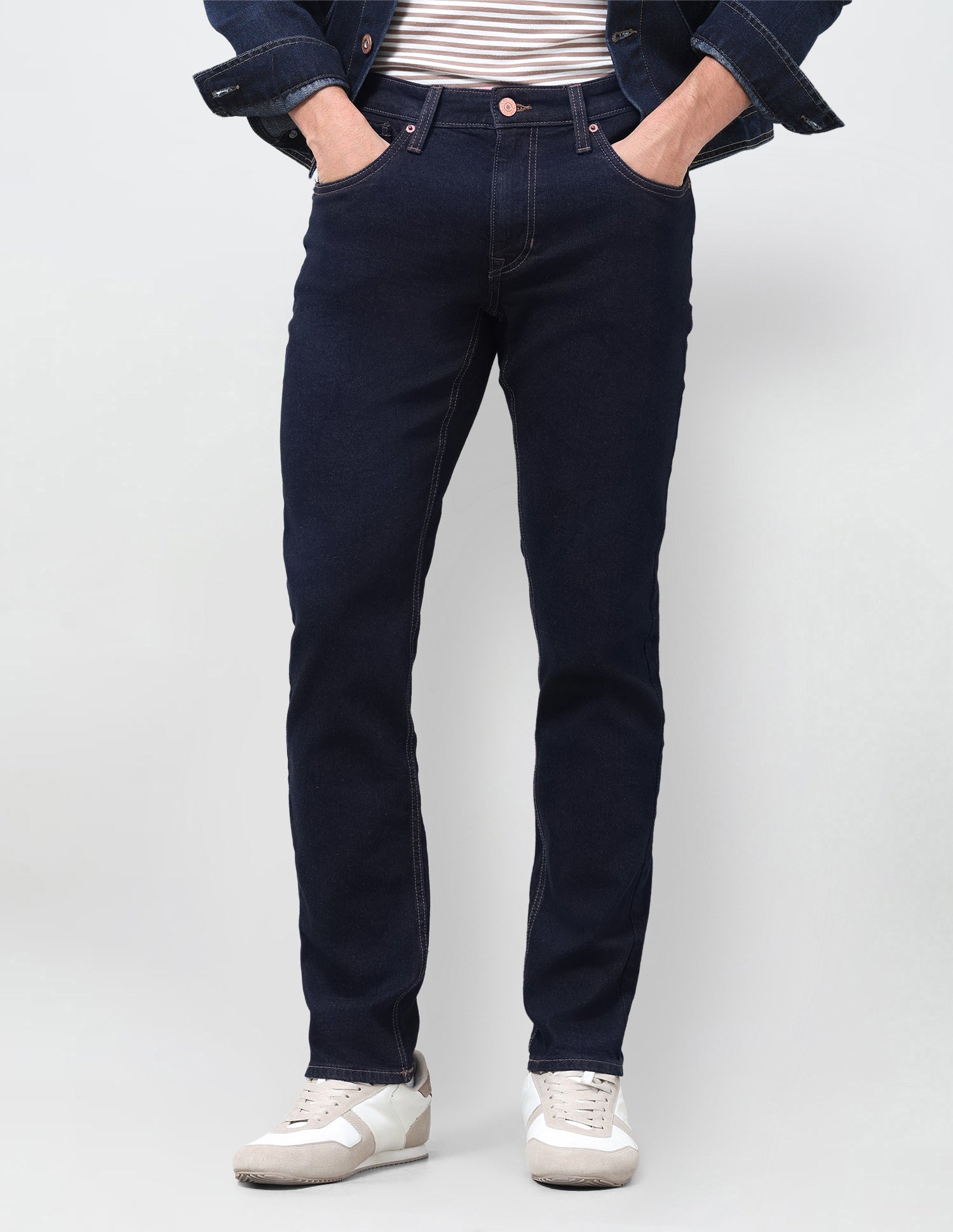 Brandon Slim-Tapered Fit Blue Jeans