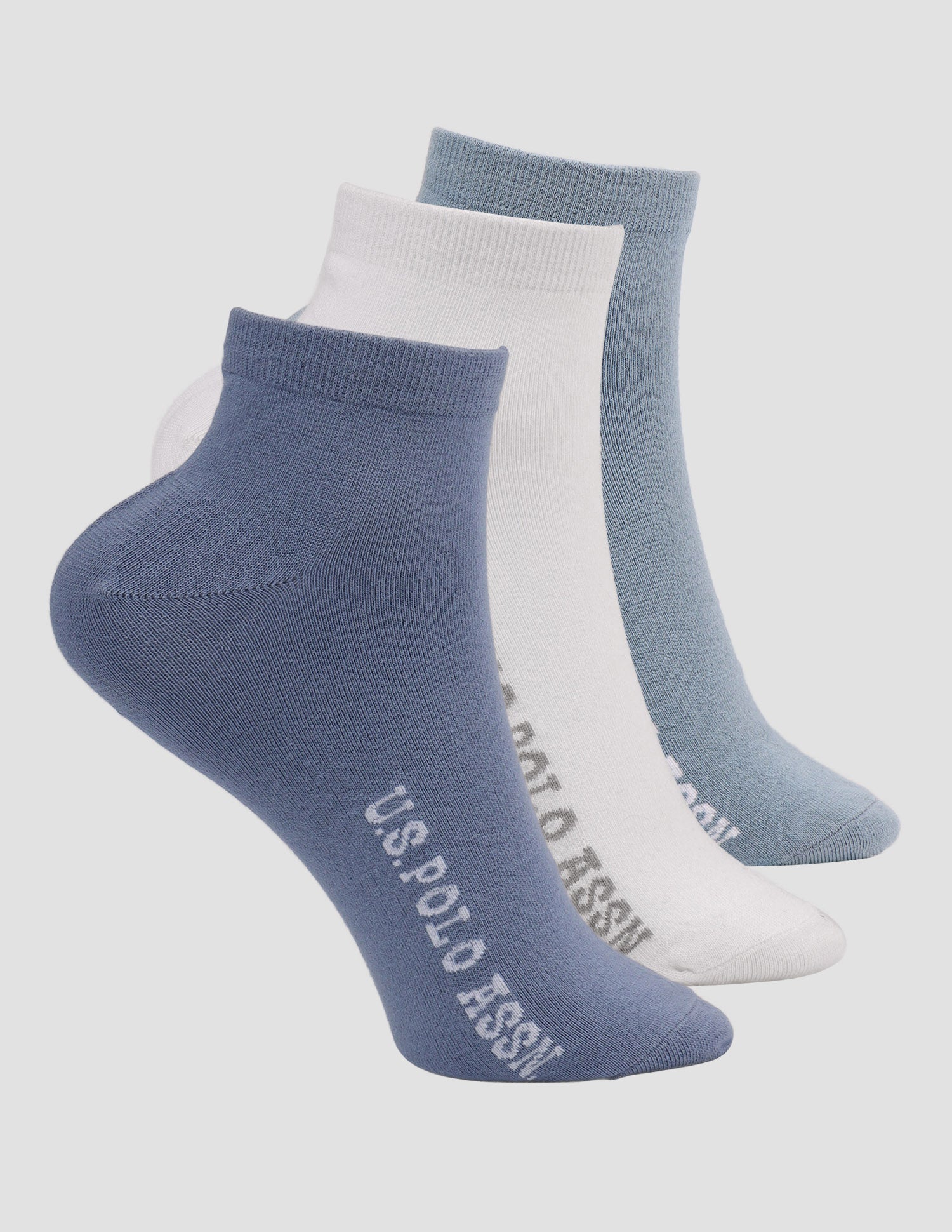 Cotton Stretch Ankle Length ES009 Socks - Pack Of 3