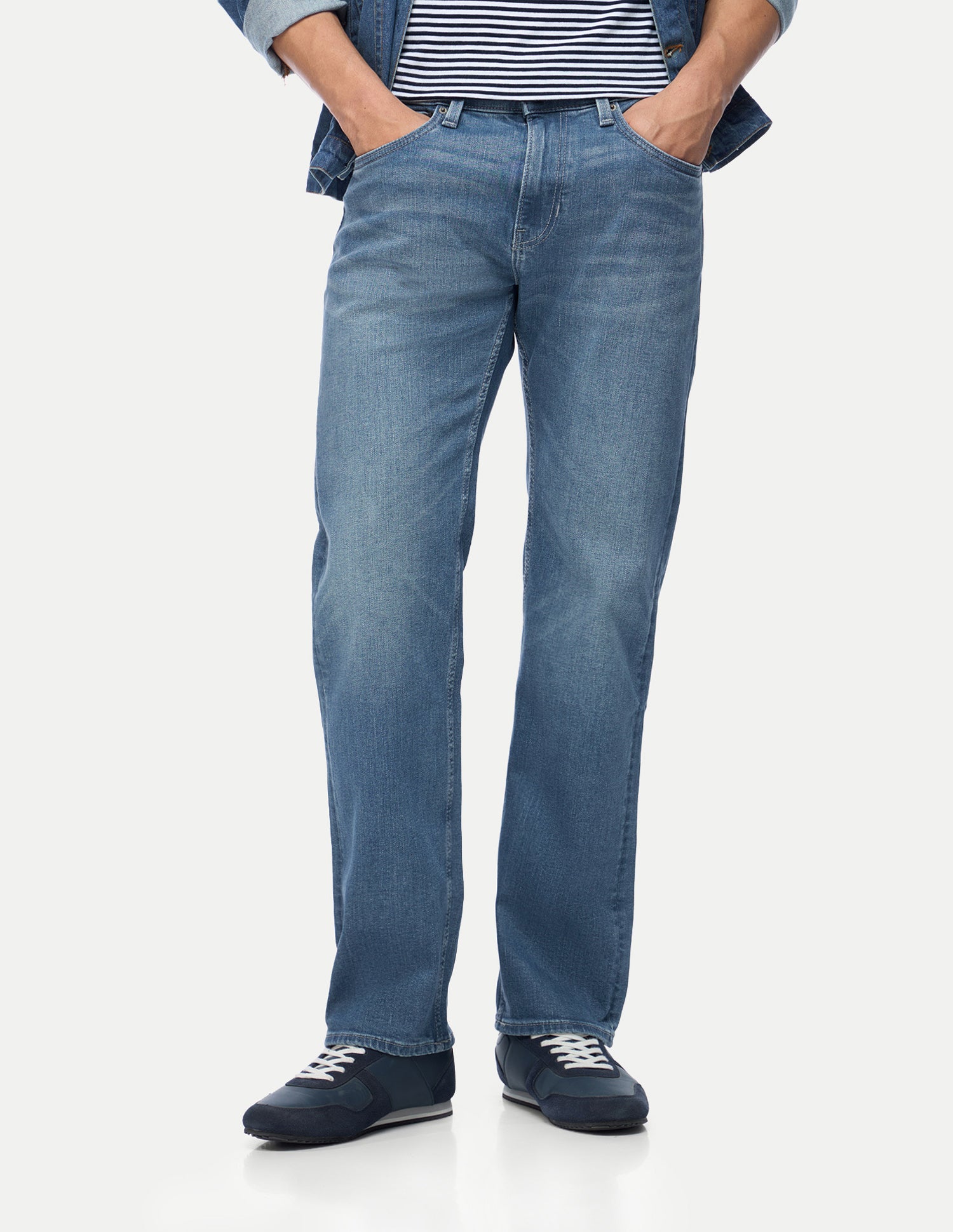 Mason Regular Straight Fit Blue Jeans Light Blue - U.S. Polo Assn. India | Large