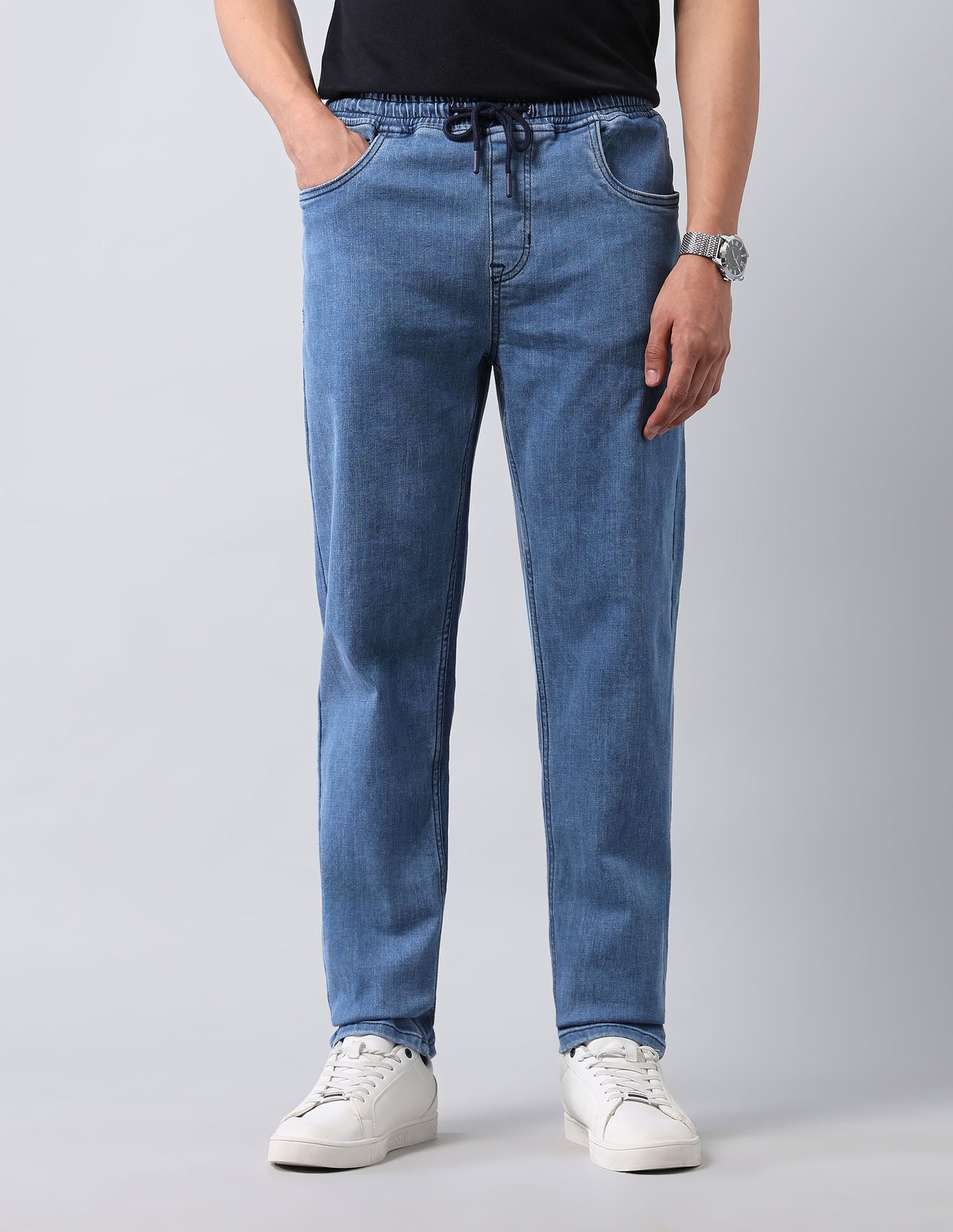 Jogger Regular Fit Blue Jeans Blue - U.S. Polo Assn. India | Large