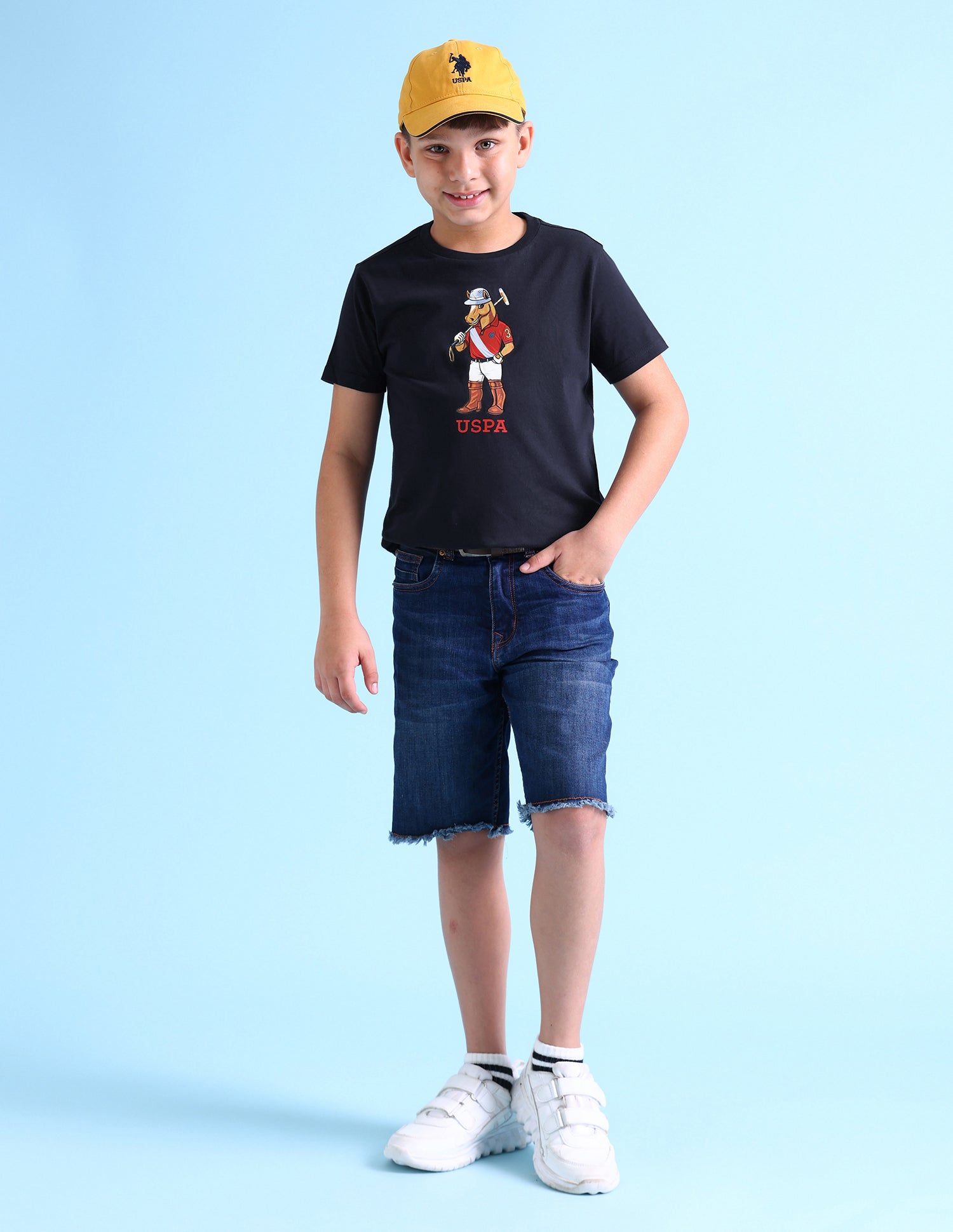 Boys Chuck Print Cotton T-Shirt