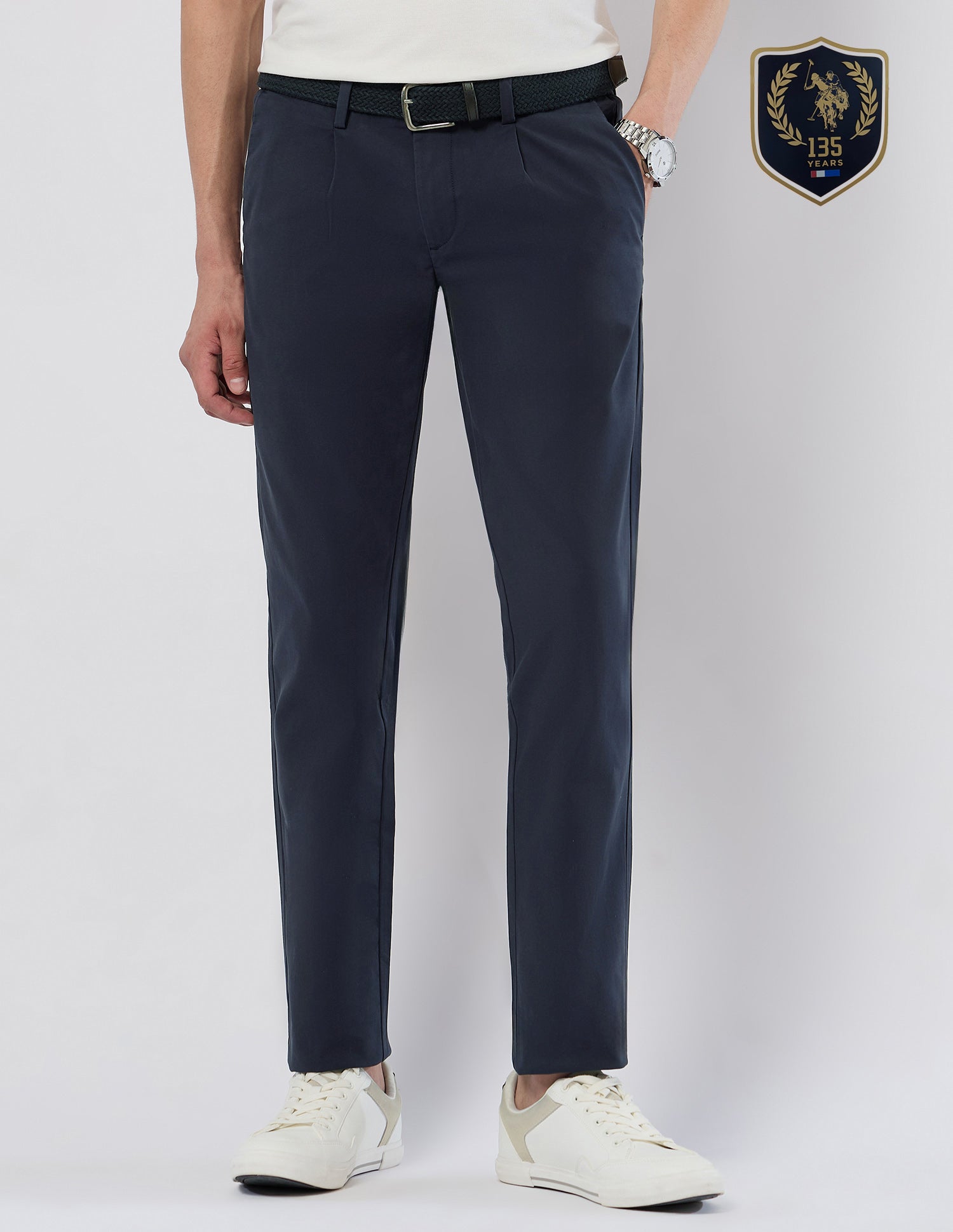 Mid Rise Denver Slim Fit Trousers
