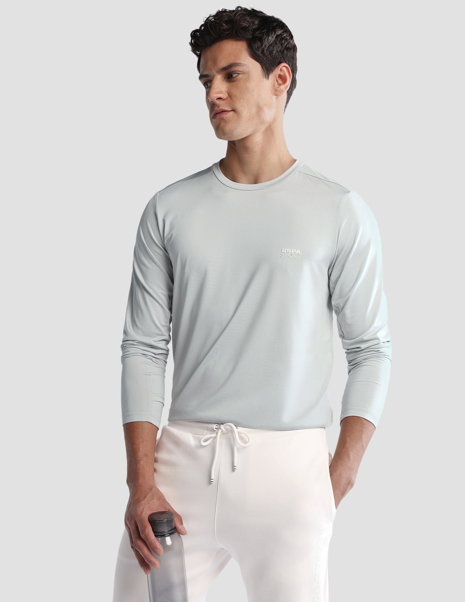 Solid Regular Fit Active T-Shirt