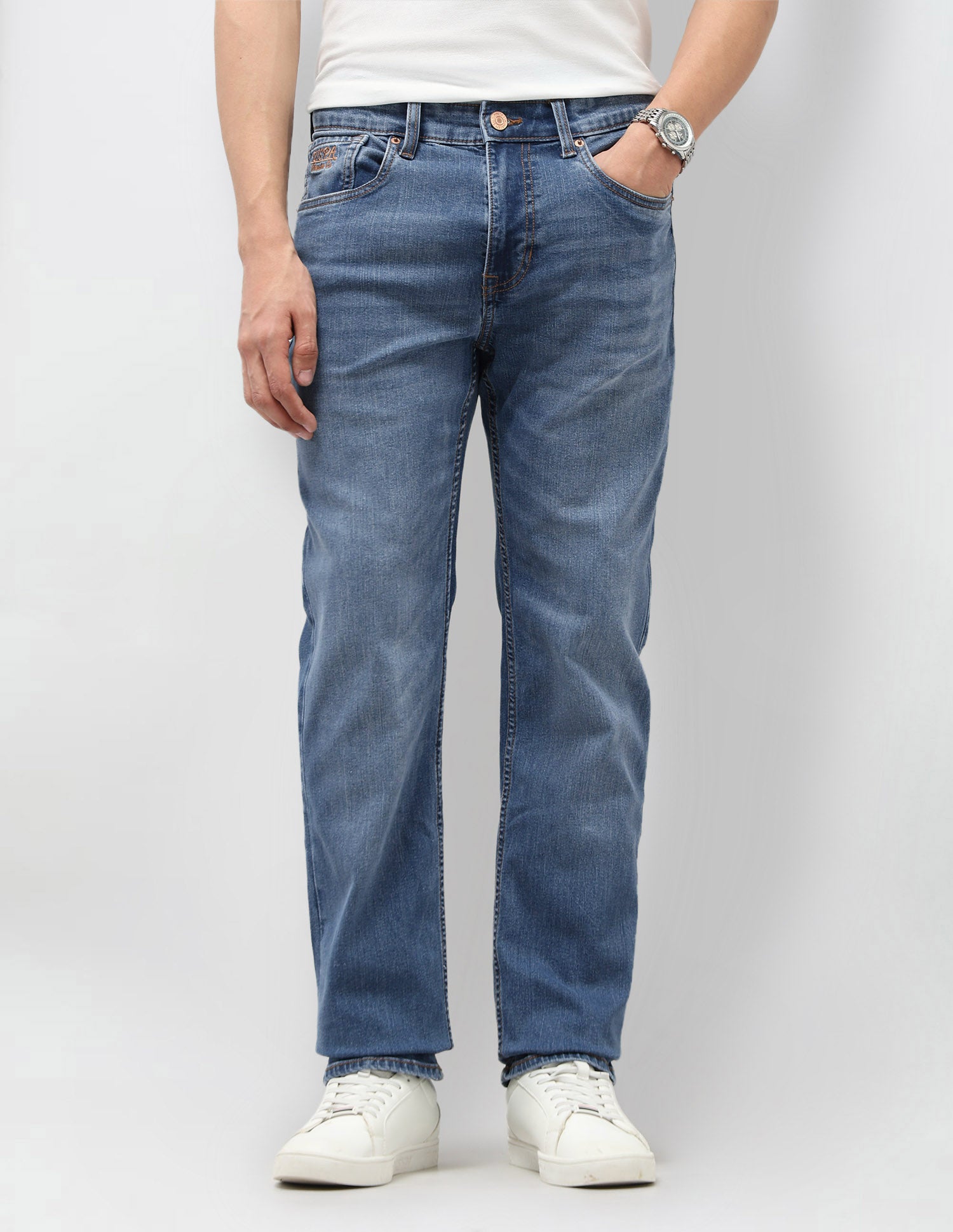 Harold Slim Straight Fit Blue Jeans Indigo - U.S. Polo Assn. India | Large