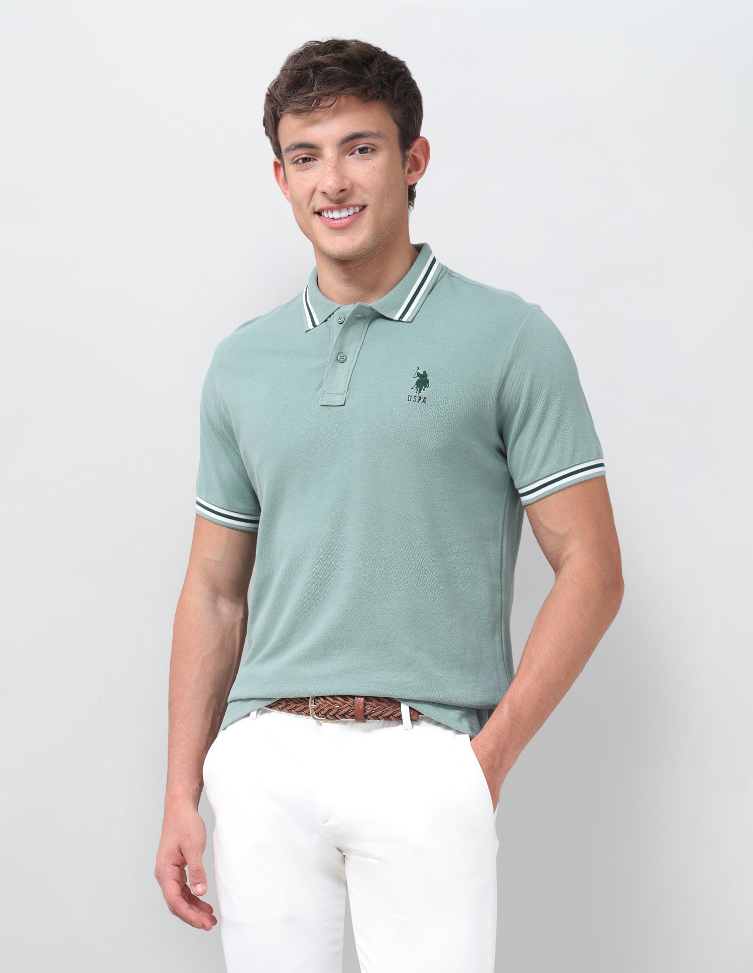 Solid Regular Fit Polo Shirt