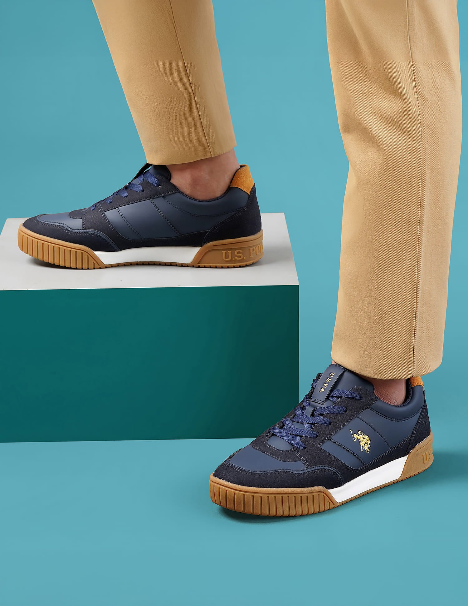 Men Rever Sneakers Navy - U.S. Polo Assn. India | Large