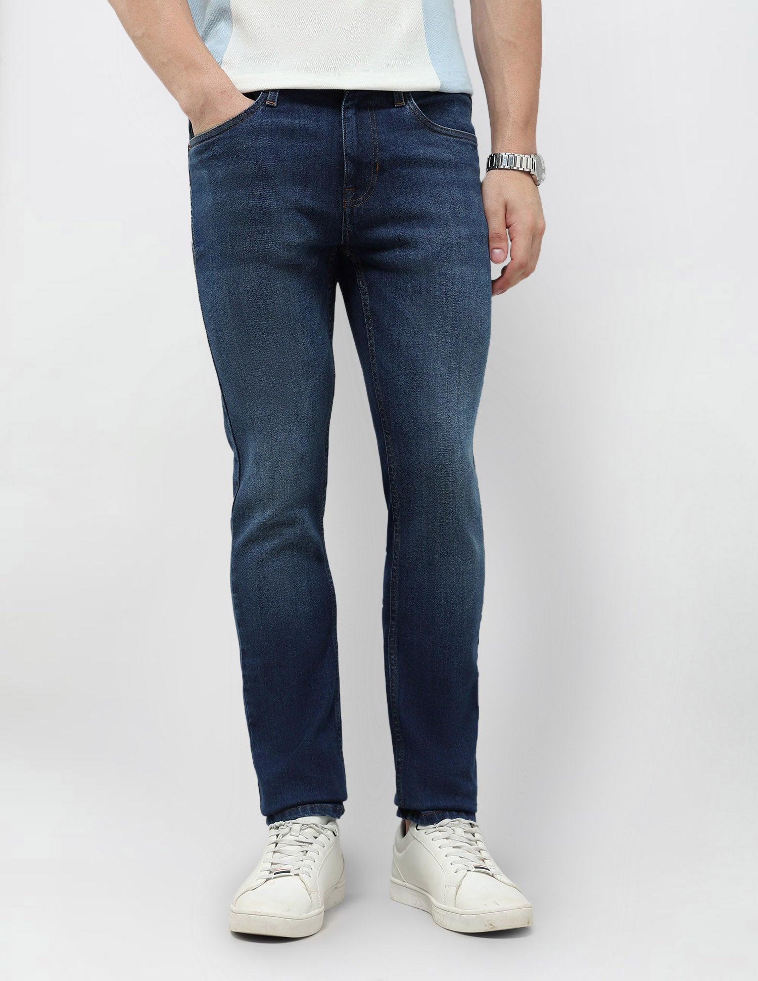 Regallo Skinny Fit Mid Rise Jeans