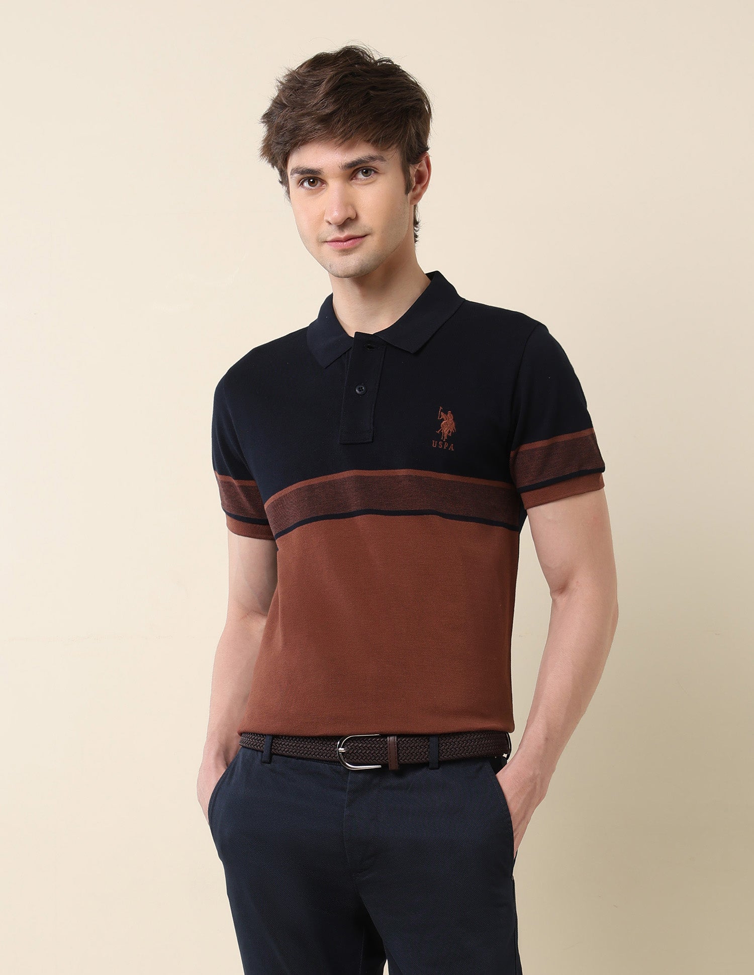 Colourblocked Classic Polo Shirt