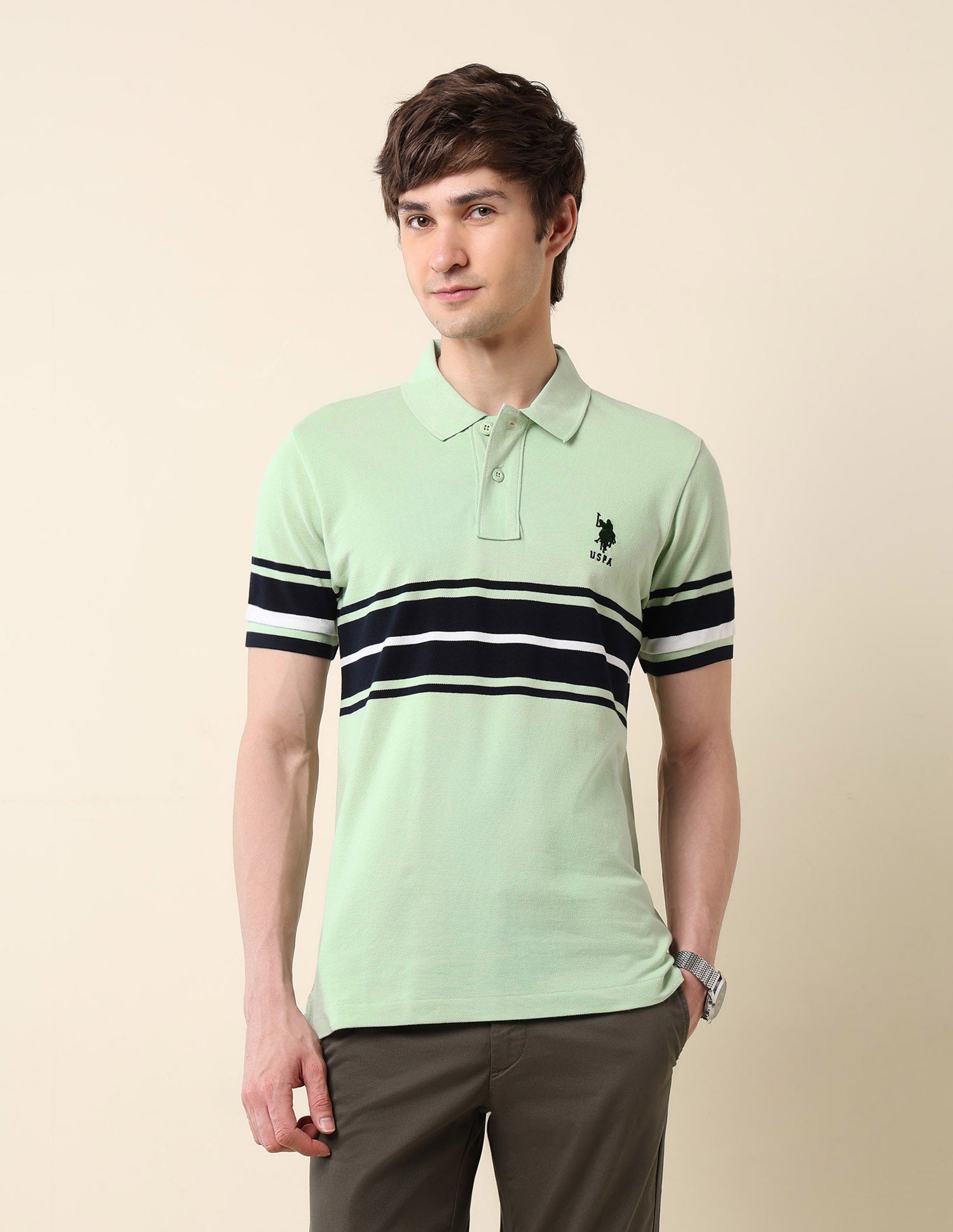 Colourblocked Classic Polo Shirt