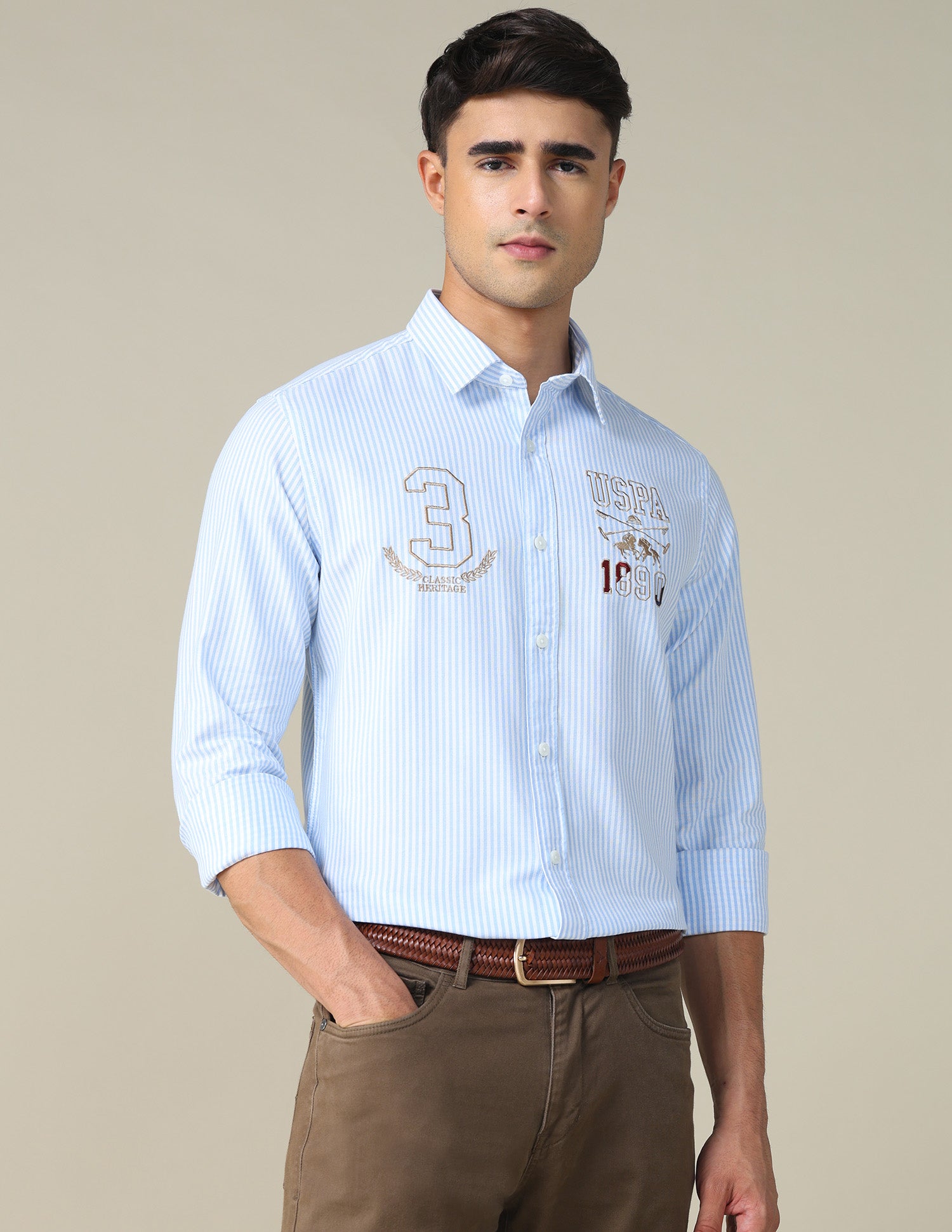 Oxford Vertical Striped Shirt