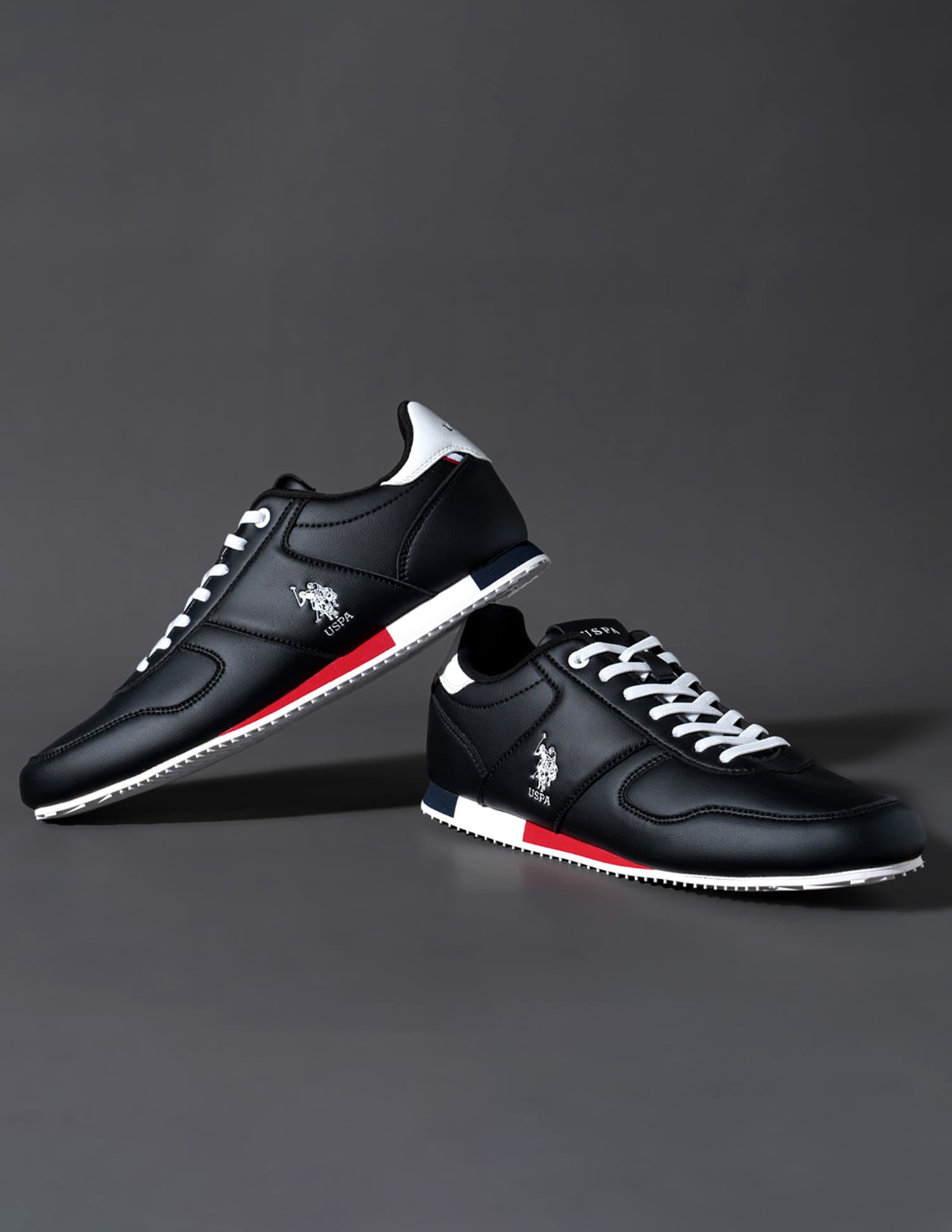 Men Lace-Ups Sorrento 5.0 Sneakers Black - U.S. Polo Assn. India | Large