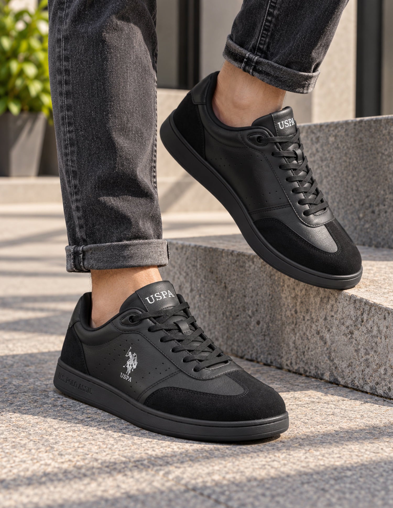 Colour Blocked Cenik 2.0 Sneakers Black - U.S. Polo Assn. India | Large