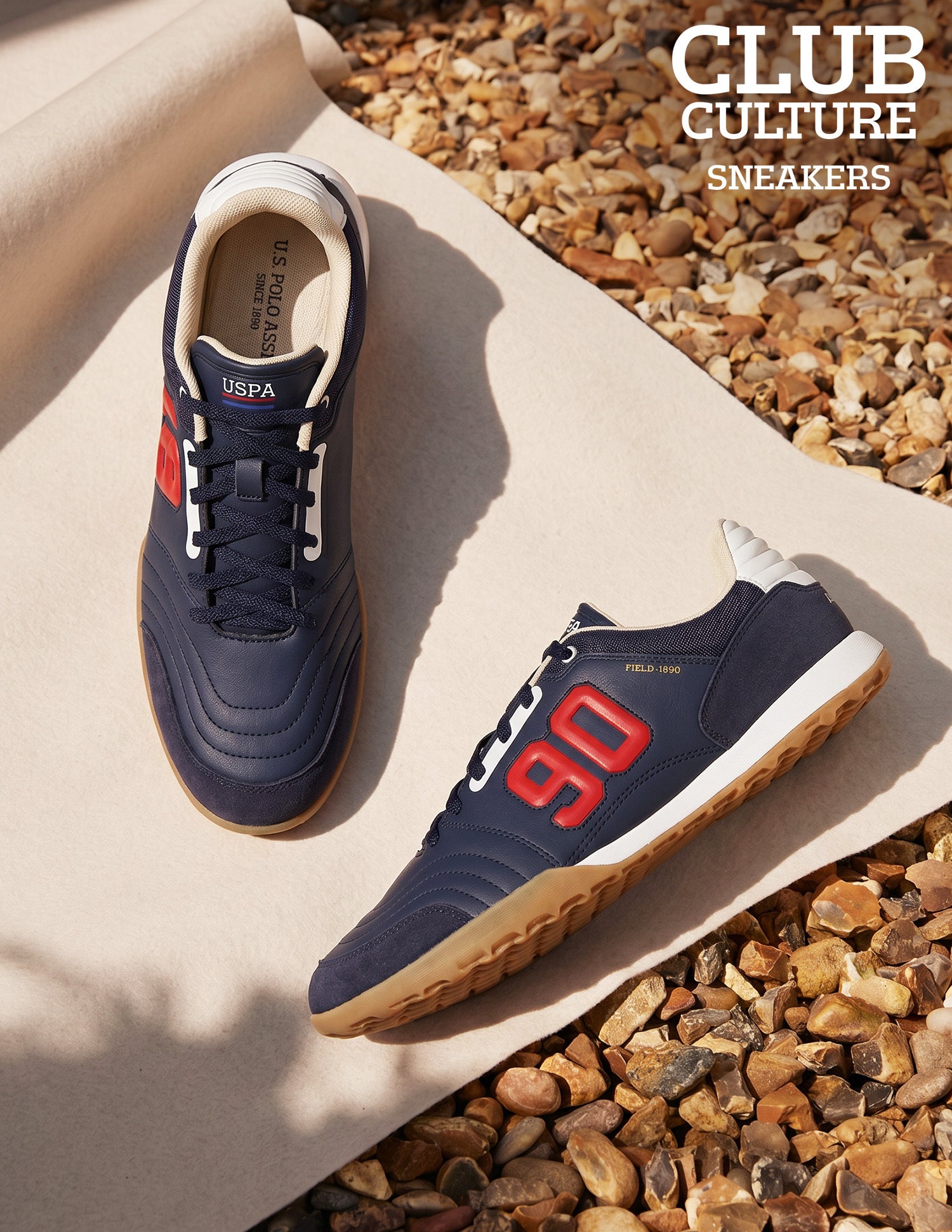 Numeric Embossed Field 1890 Sneakers