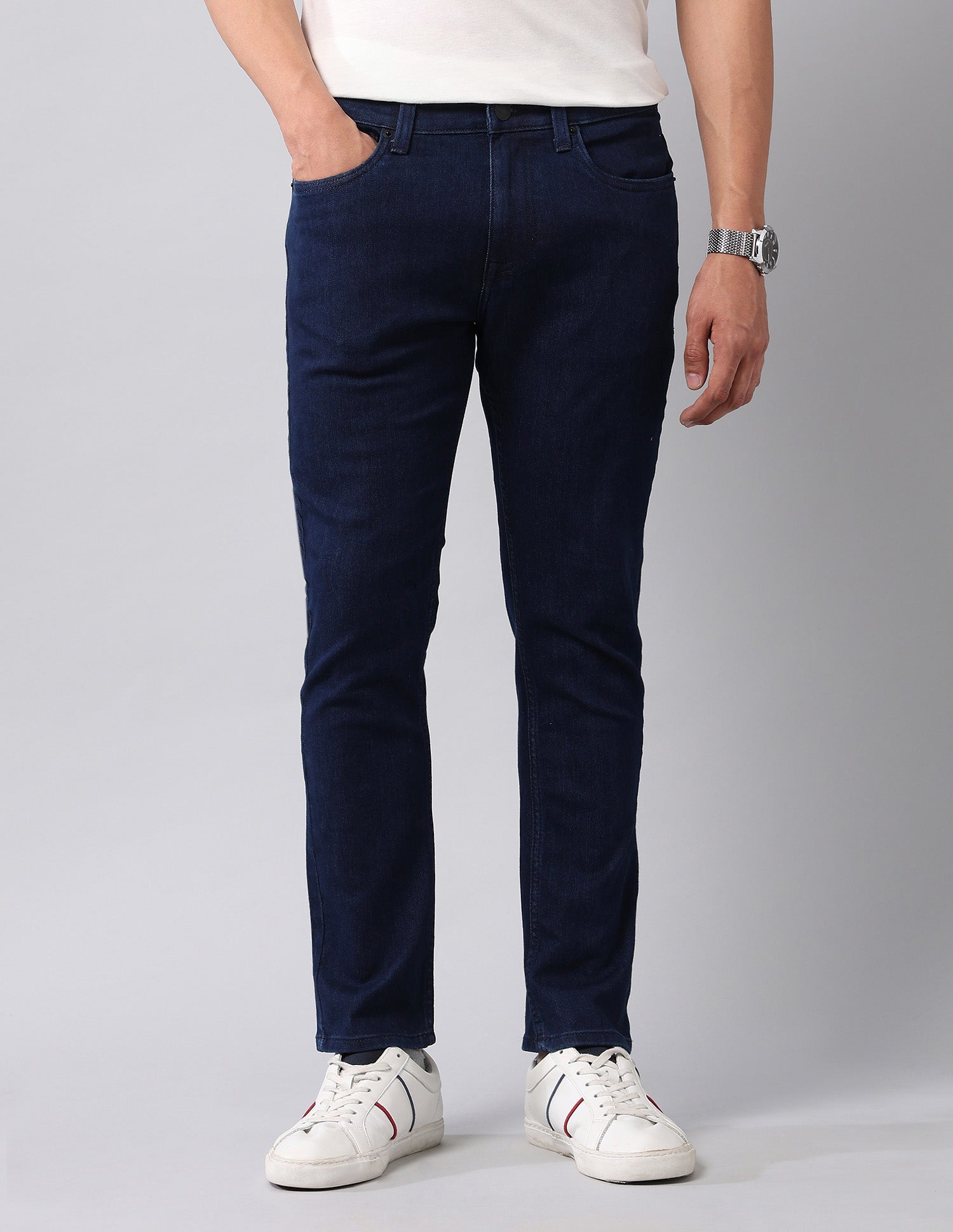 Henry Tapered Fit Blue Jeans Dark Blue - U.S. Polo Assn. India | Large