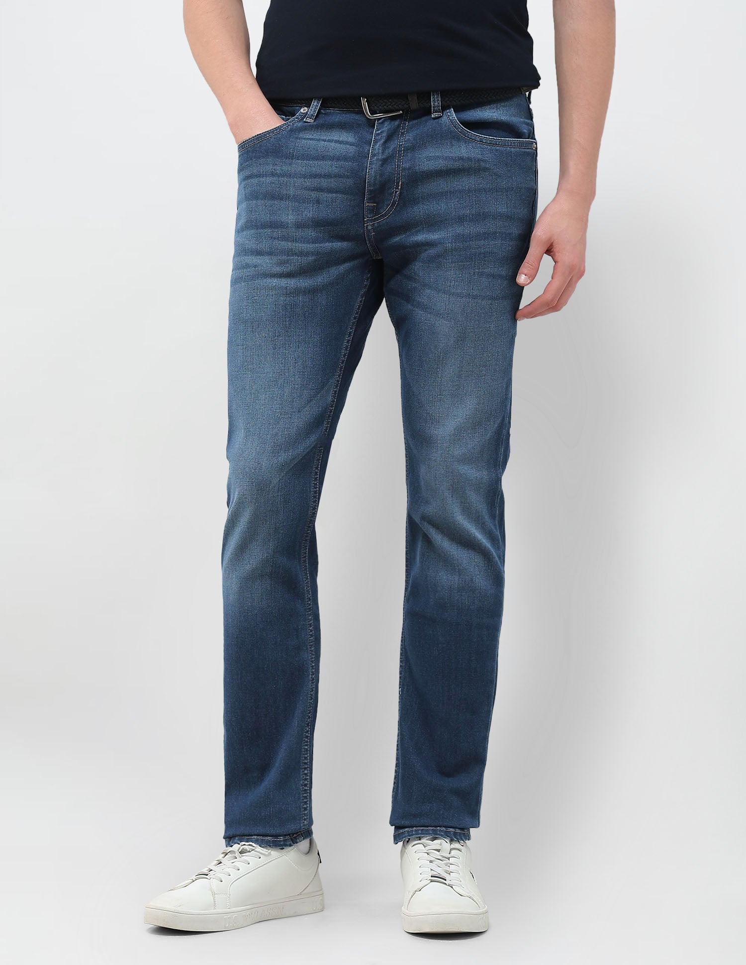 Brandon Slim Tapered Fit Stone Wash Jeans