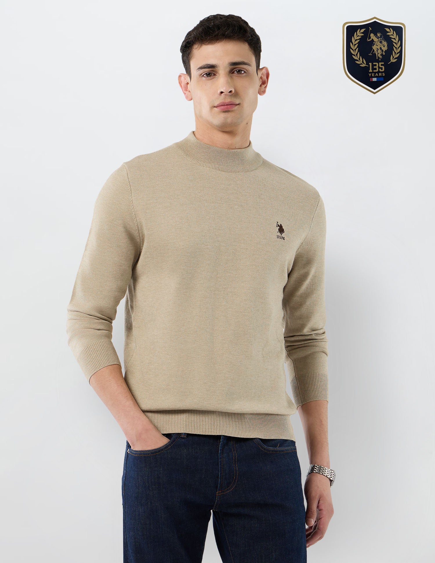 Solid Regular Fit Sweater