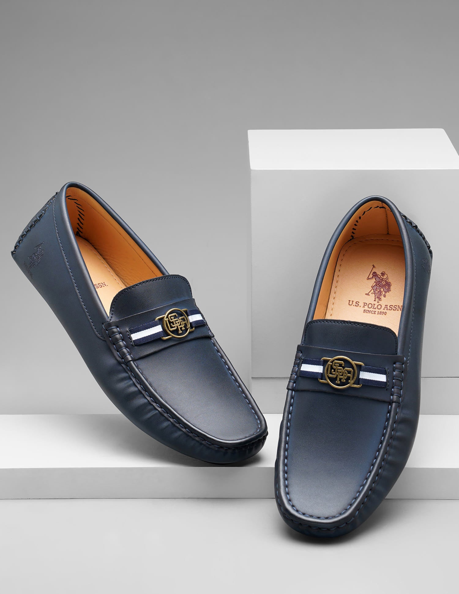 Men Fritof 3.0 Slip On Shoes Navy - U.S. Polo Assn. India | Large